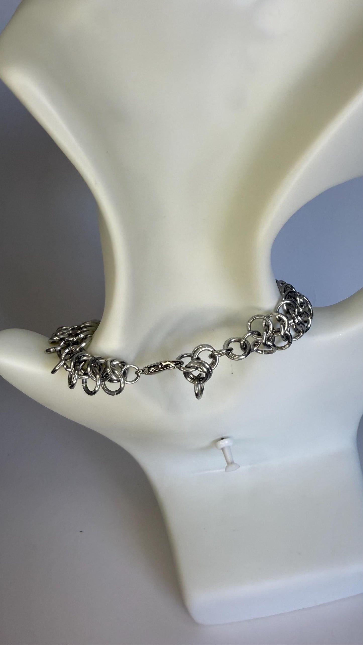 Pearl Chainmaille Necklace