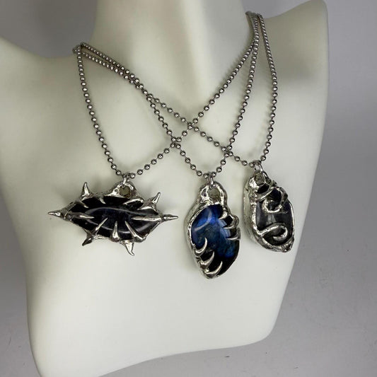 Labradorite Crystal Necklaces