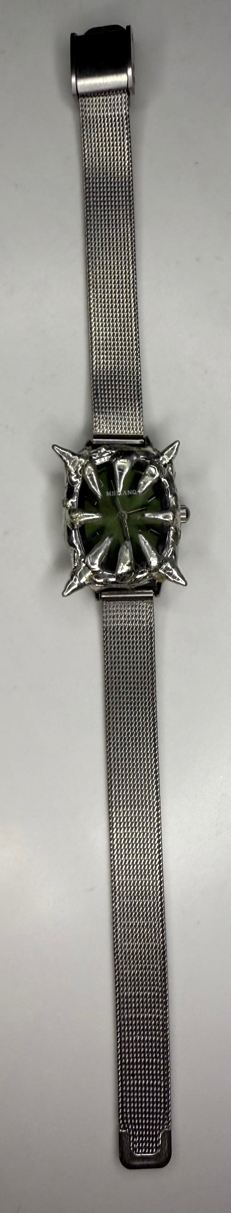 Green Spiked Watch