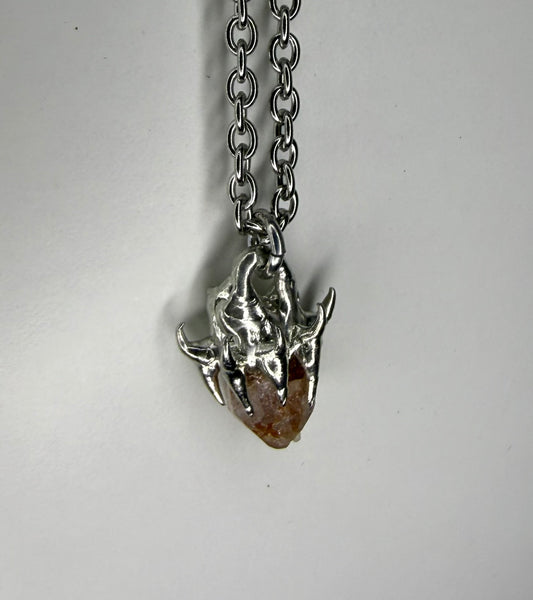 Fire quarts necklace