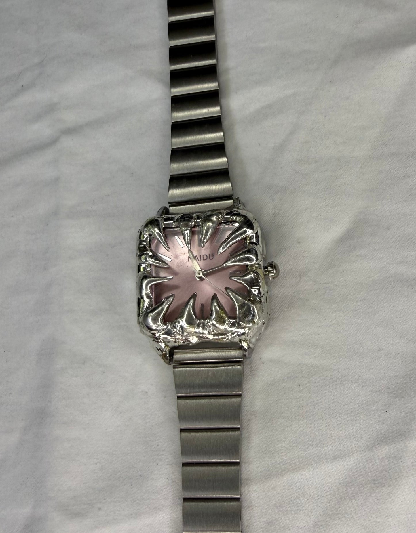 Pink Square Watch