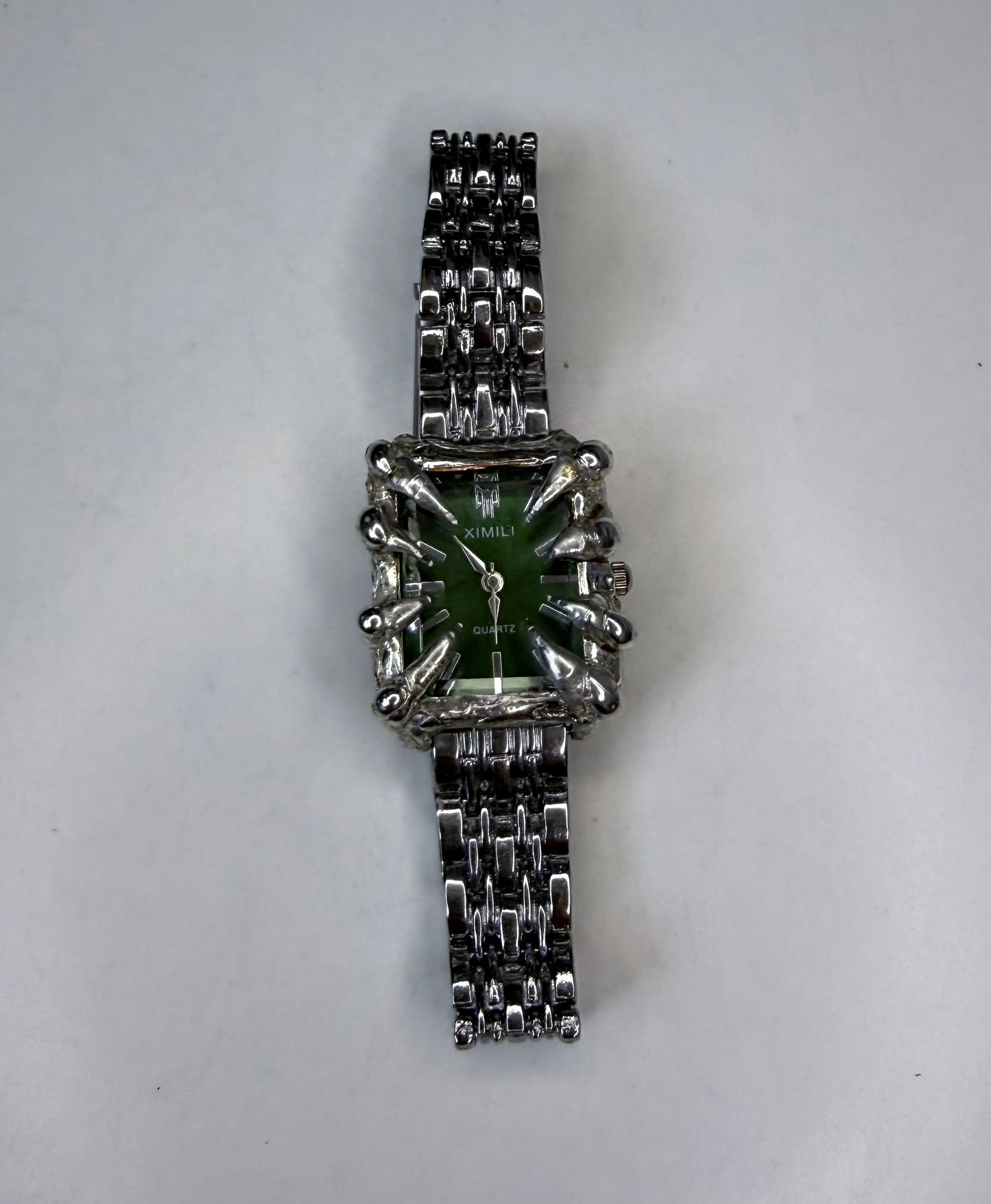 Green Spiked Watch