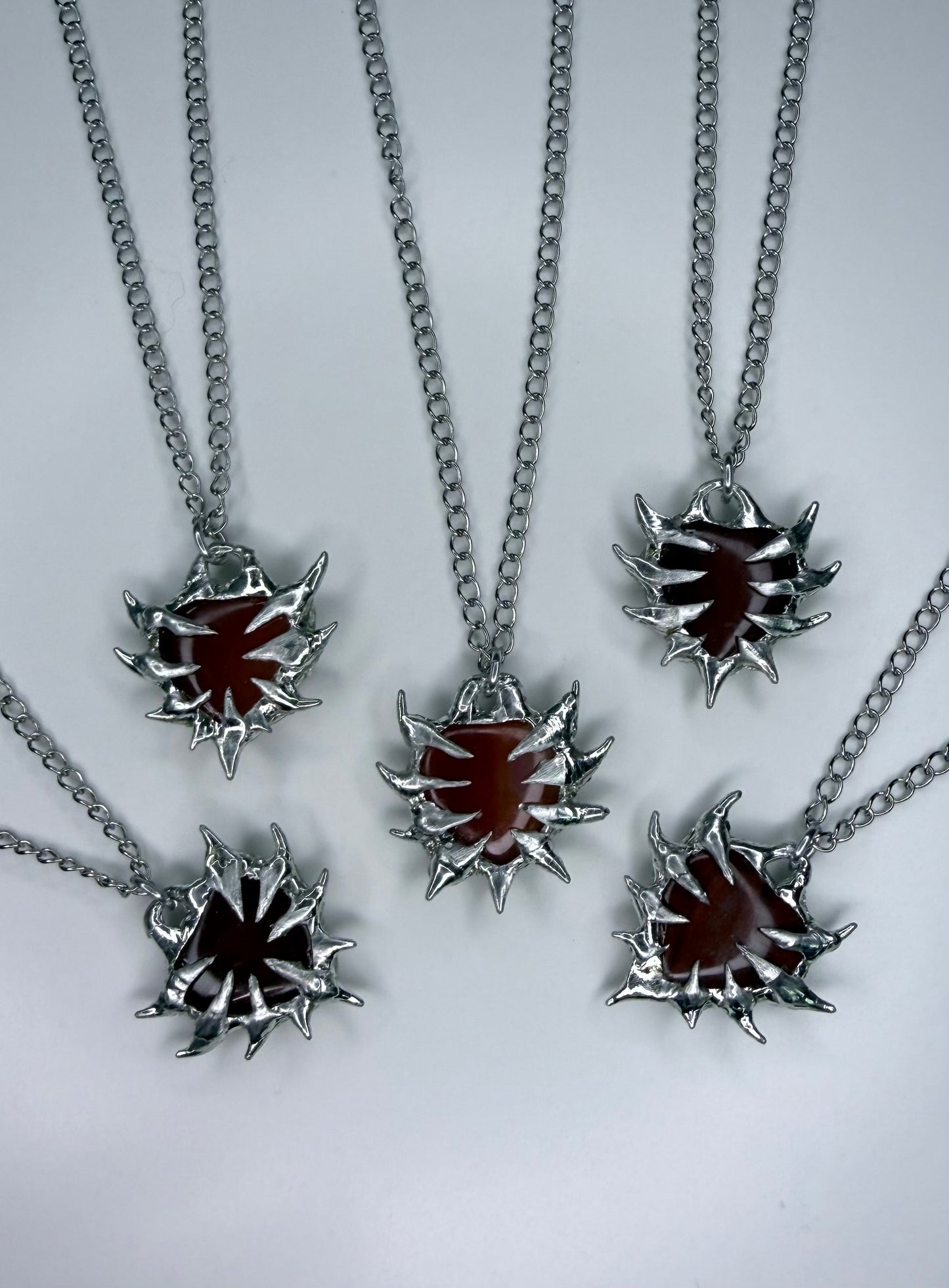Spiked Heart Necklace
