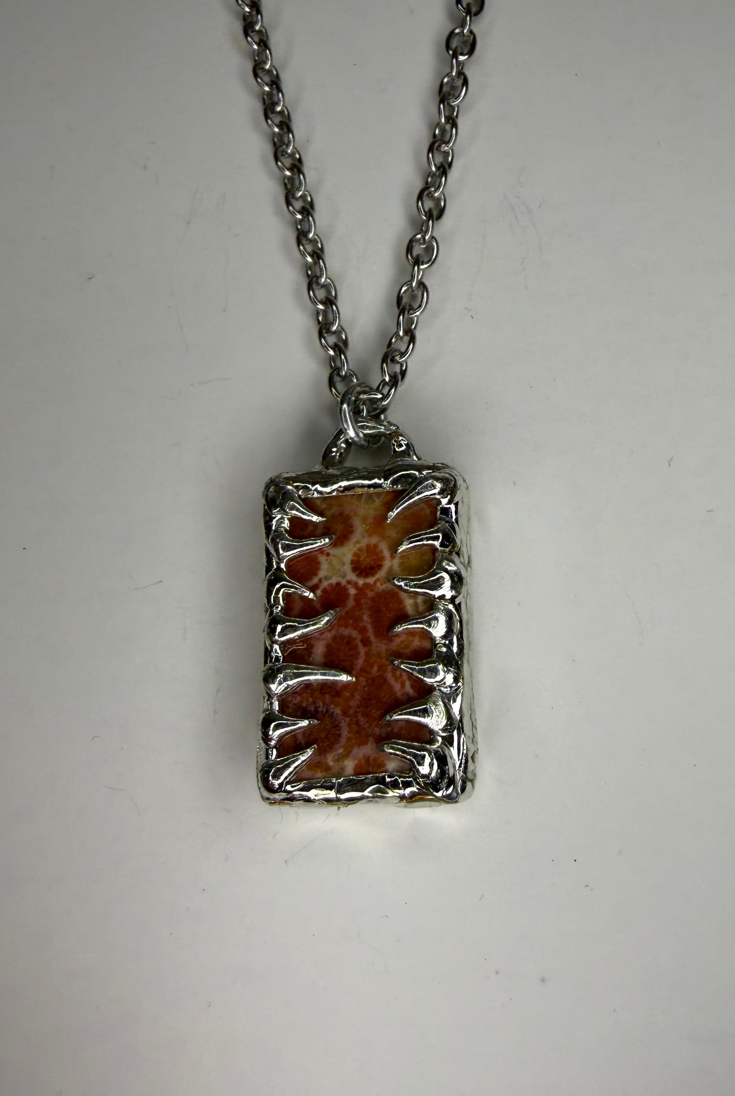 Fossilised Coral Necklave