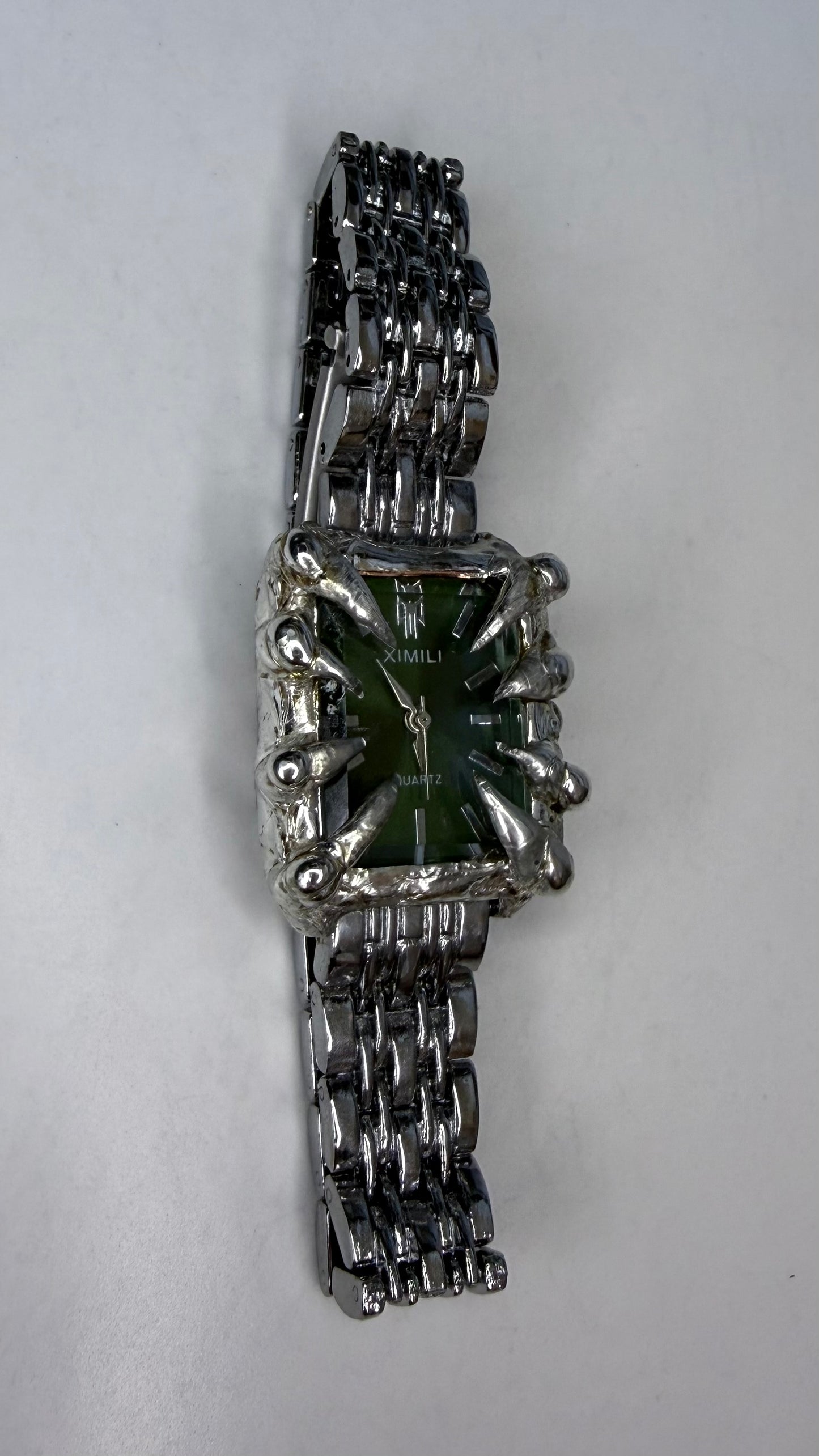Green Spiked Watch