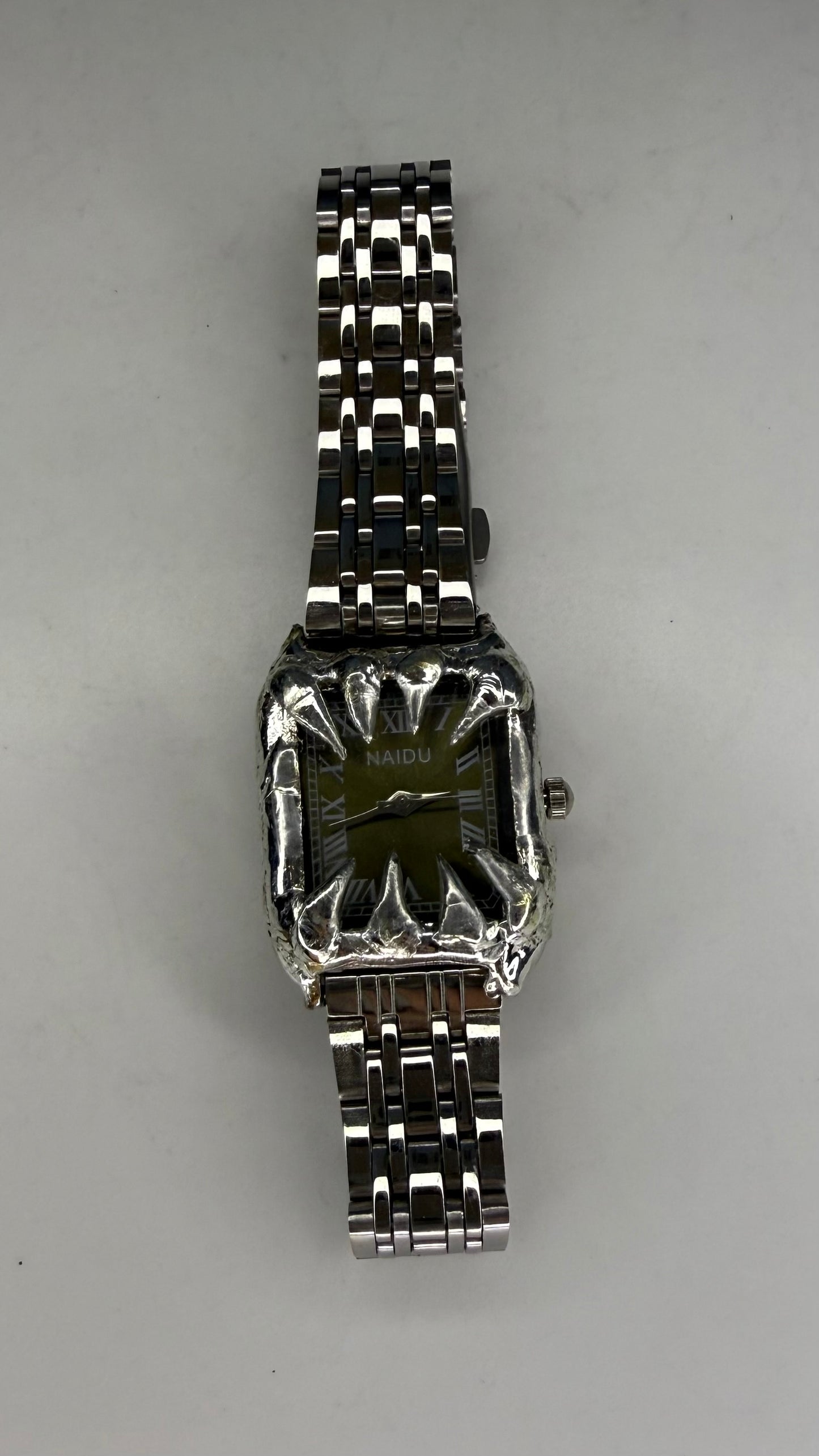 Green Spiked Watch