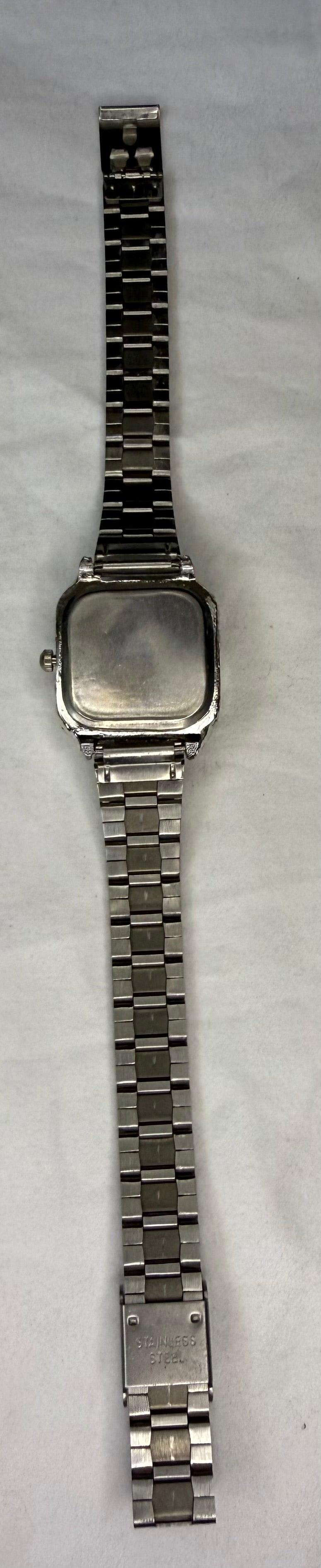 Pink Square Watch