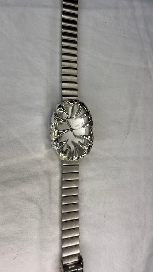 White Oval Watch