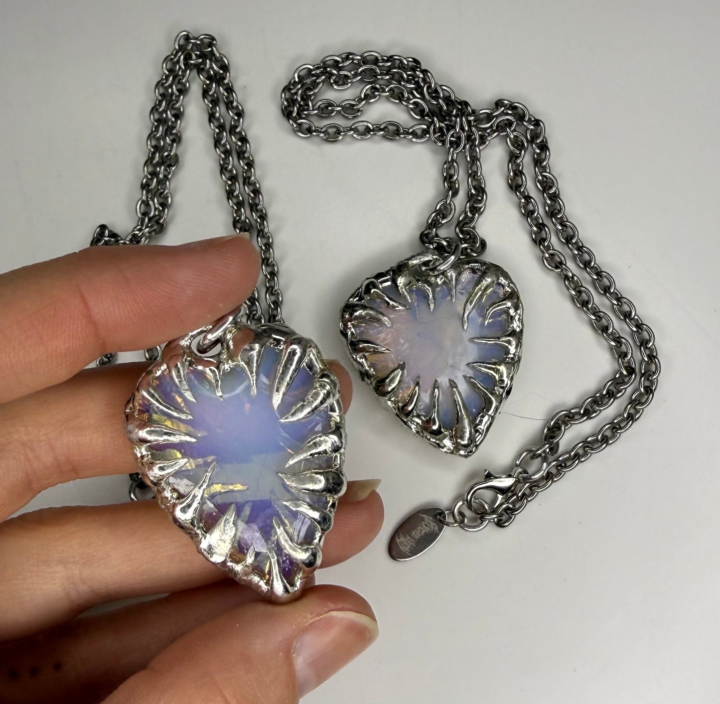 Opalescent Heart Necklace