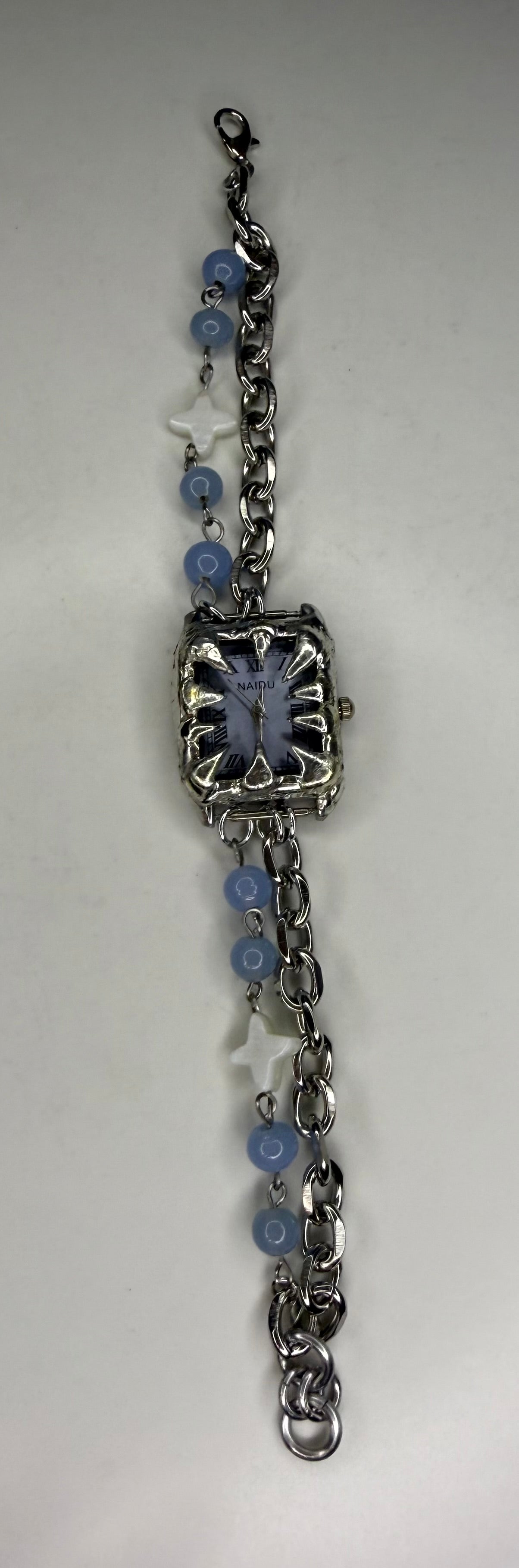 Blue Beaded Watch