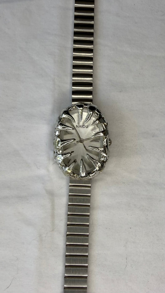 White Oval Watch