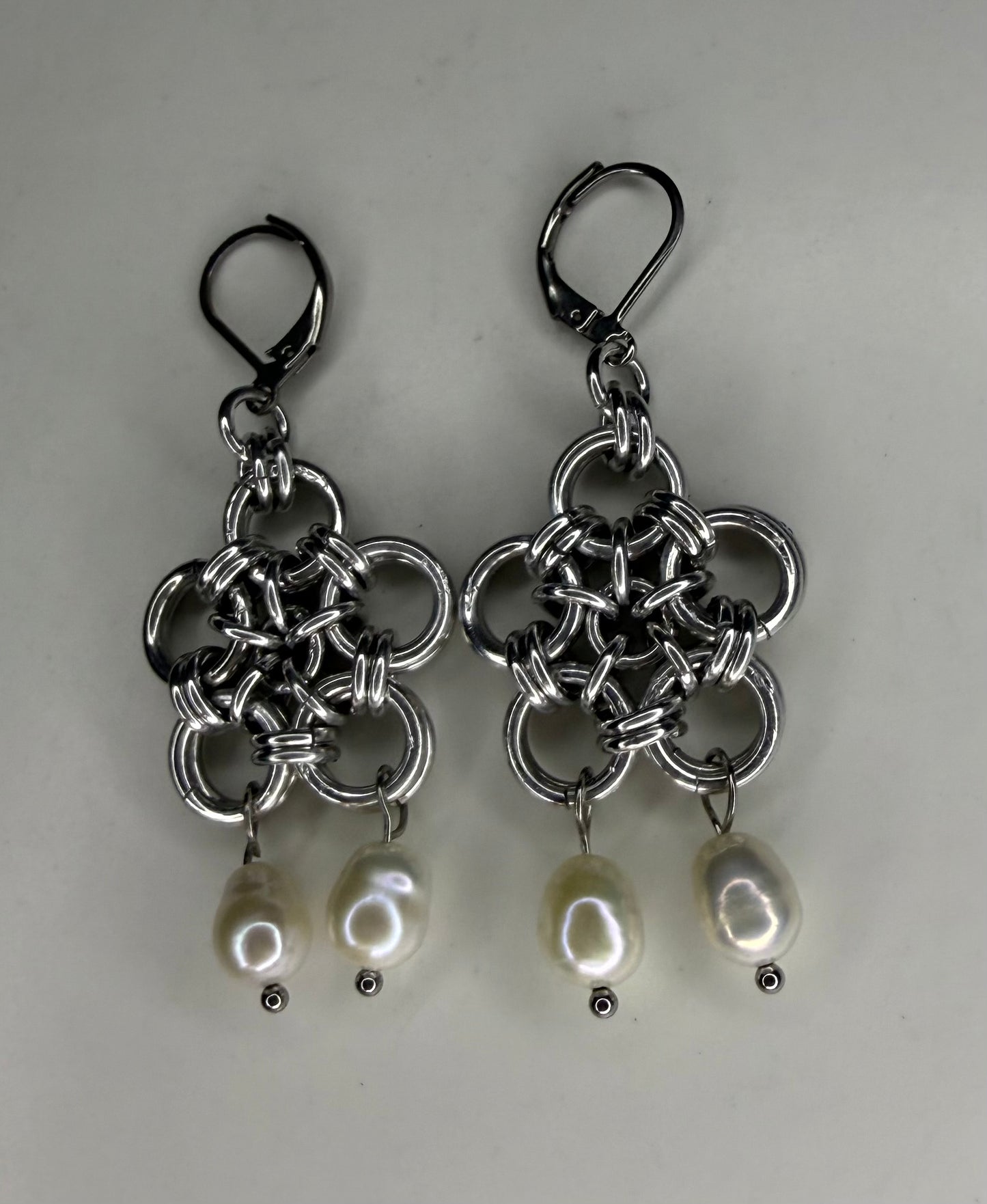 Pearly Petal Earrings