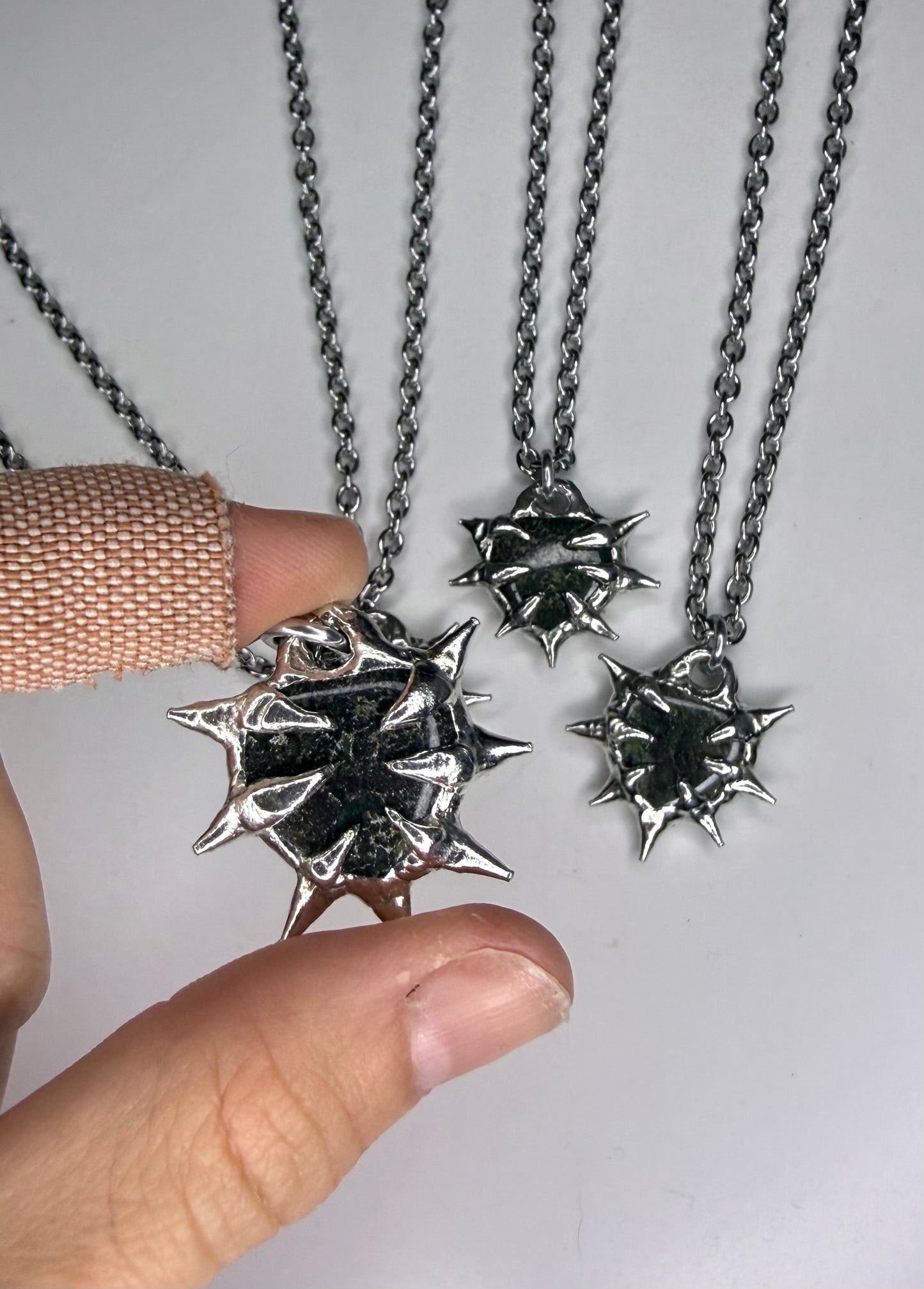 Bloodstone Spiked Hearts