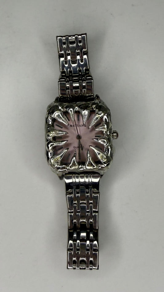 Pink spiked watch