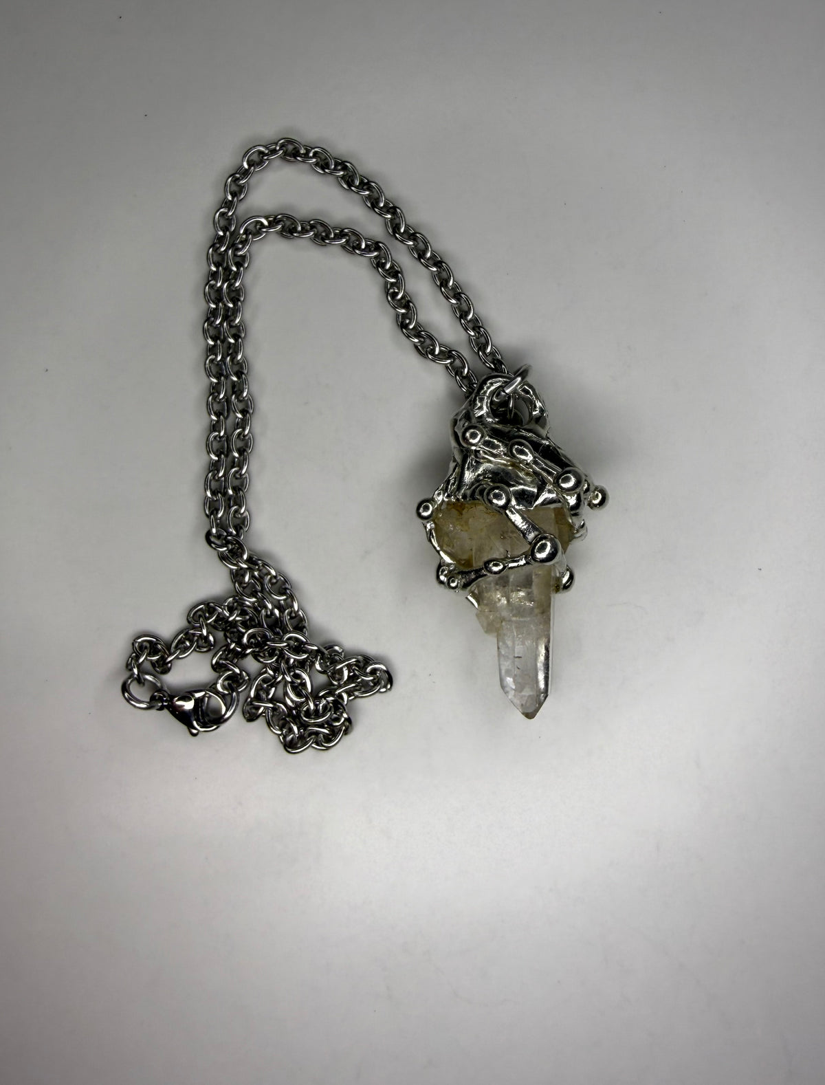 Quarts Cluster Necklace