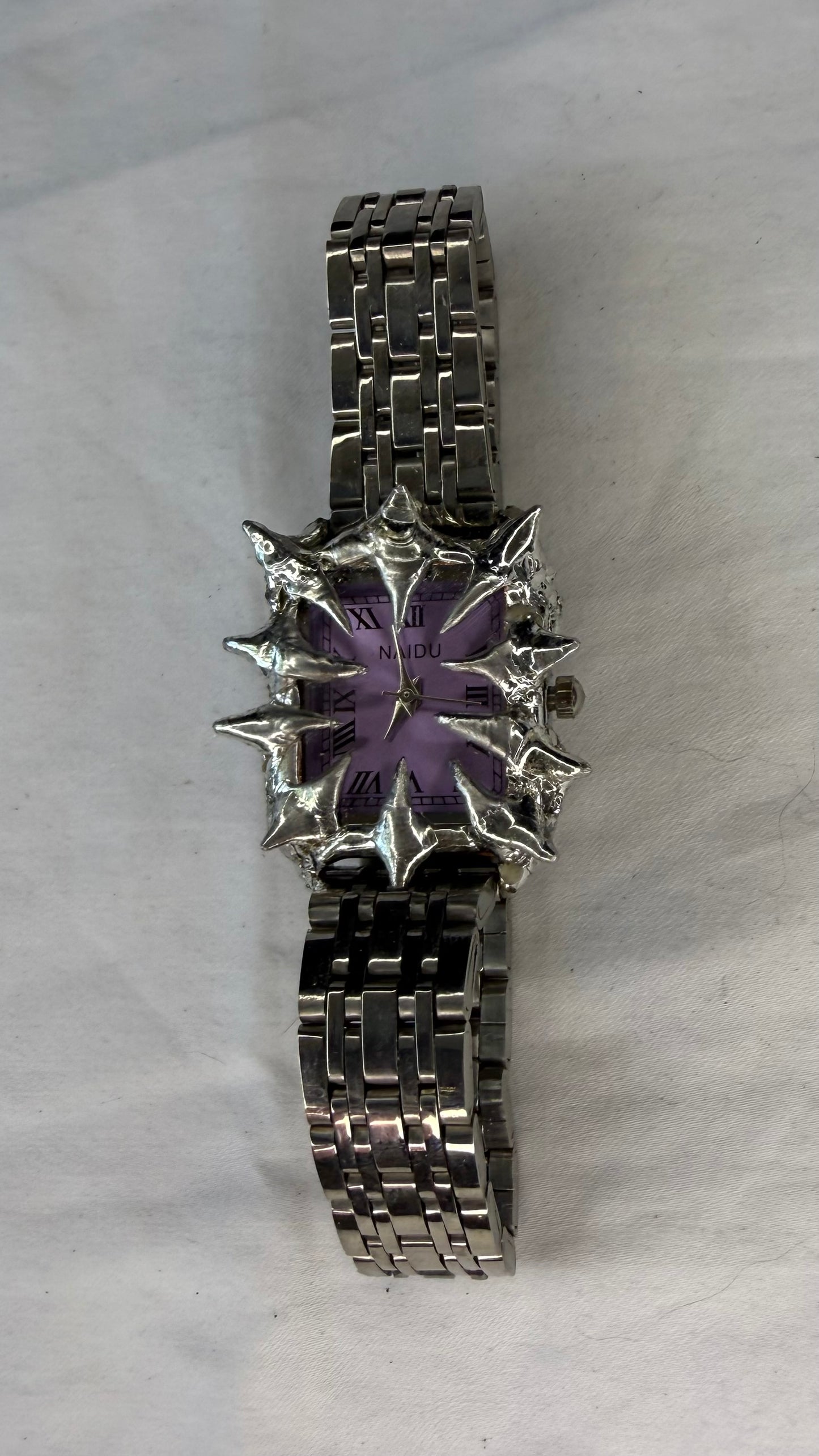 Purple Spiked Watch