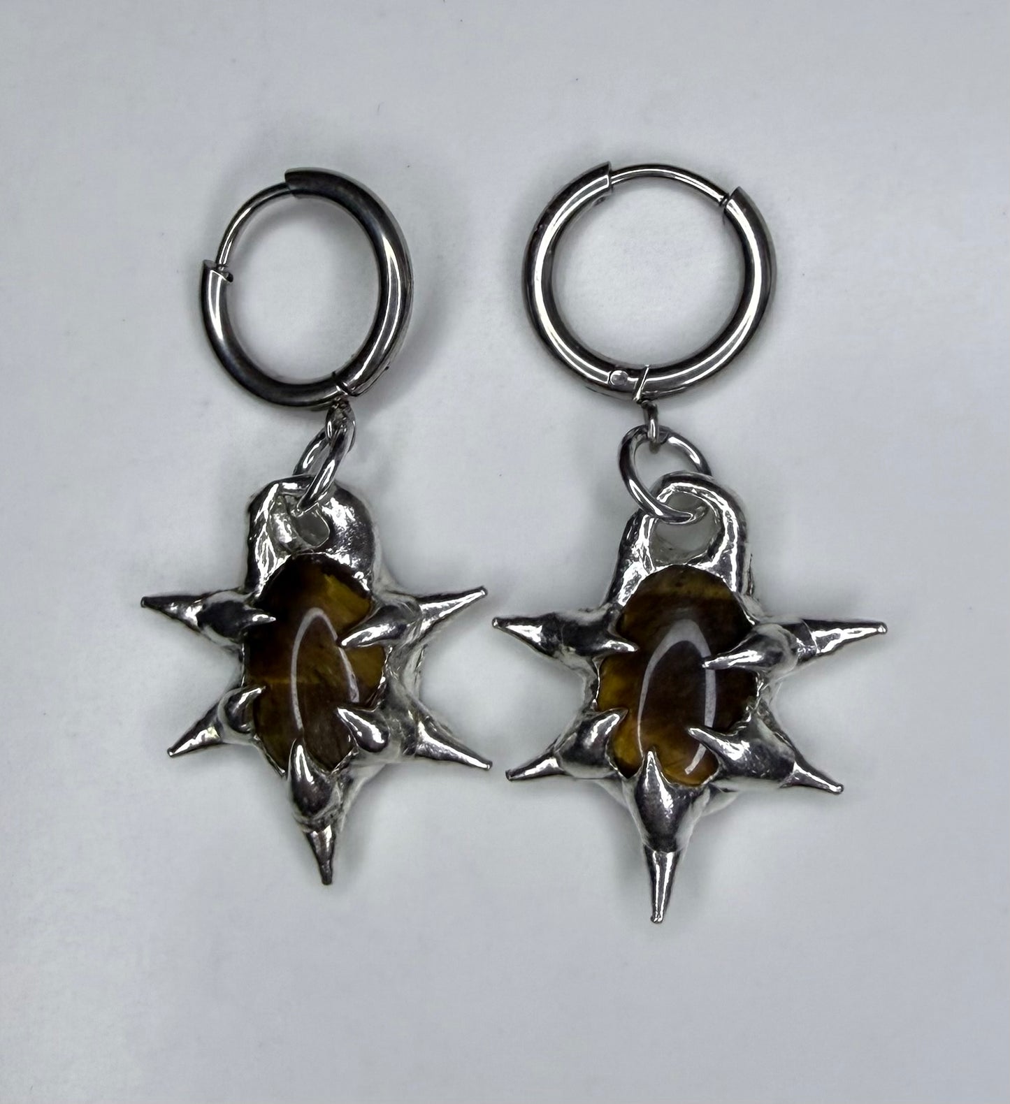 Tigers Eye Earrings No.3