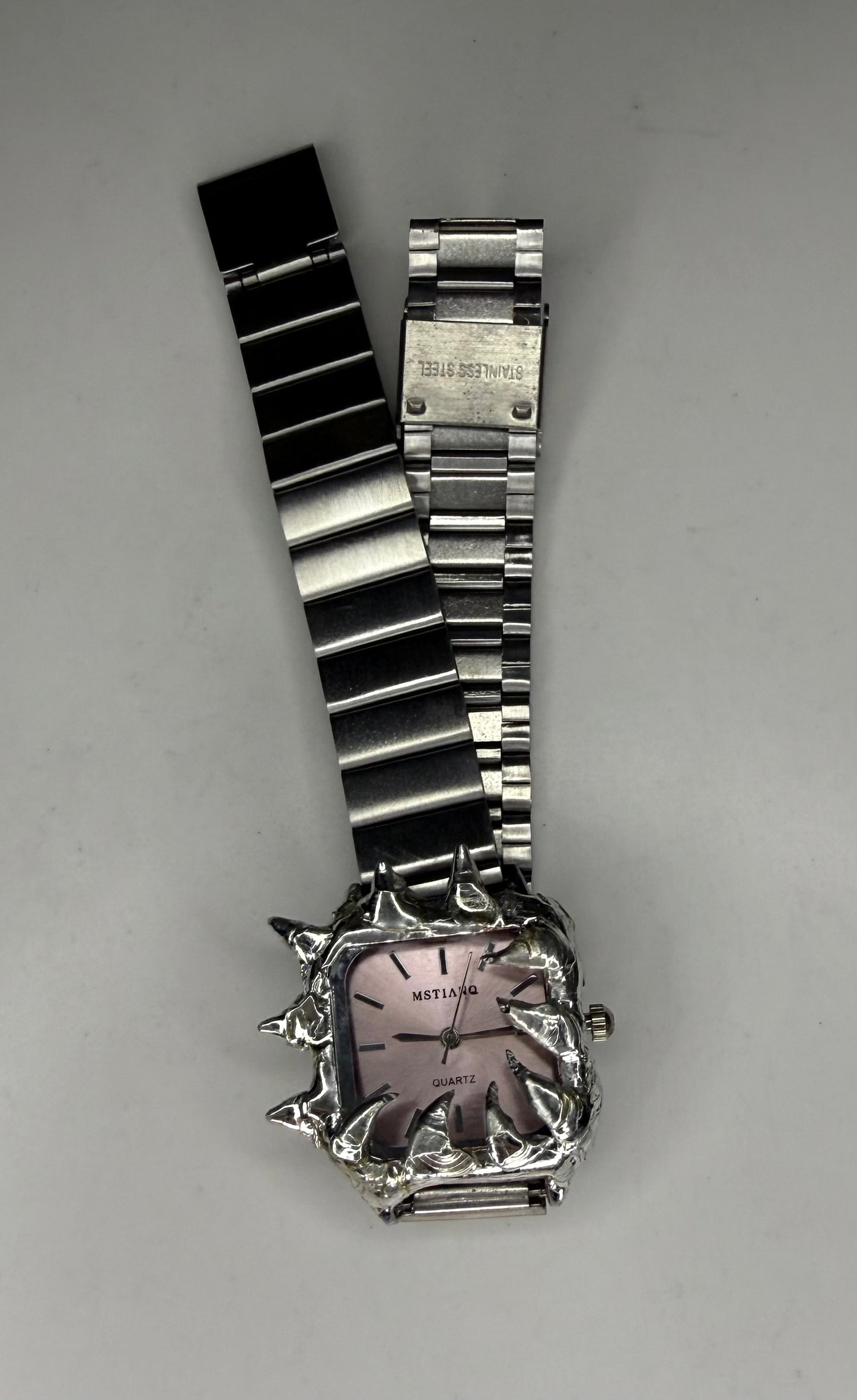 Pink Spiked Watch