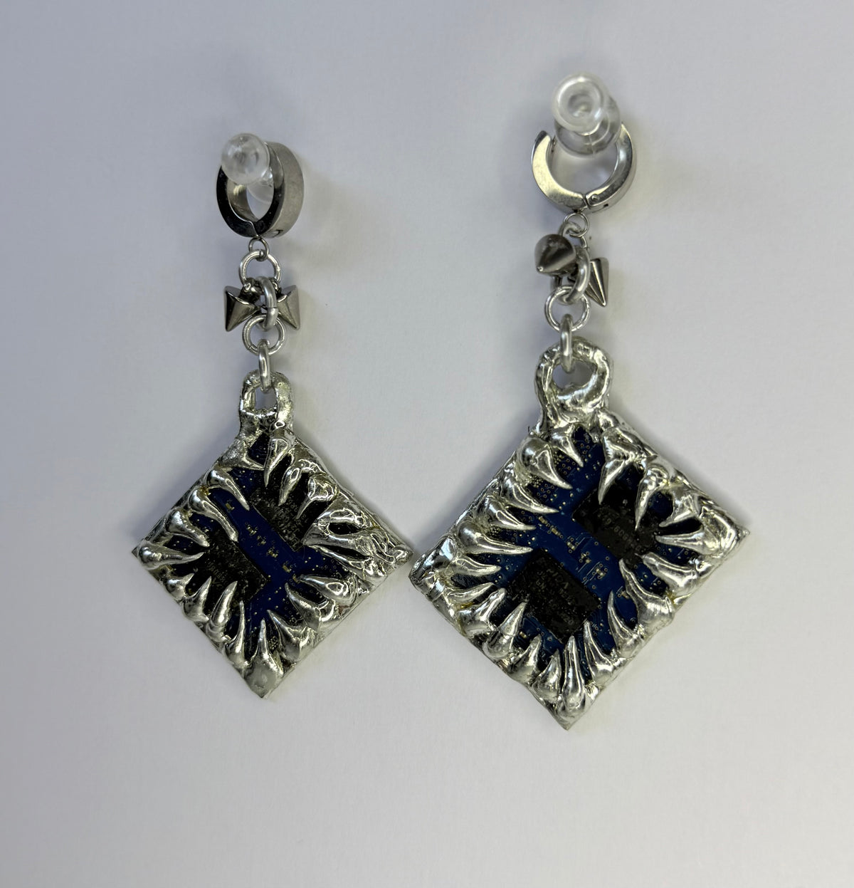 Circuit Board Earrings