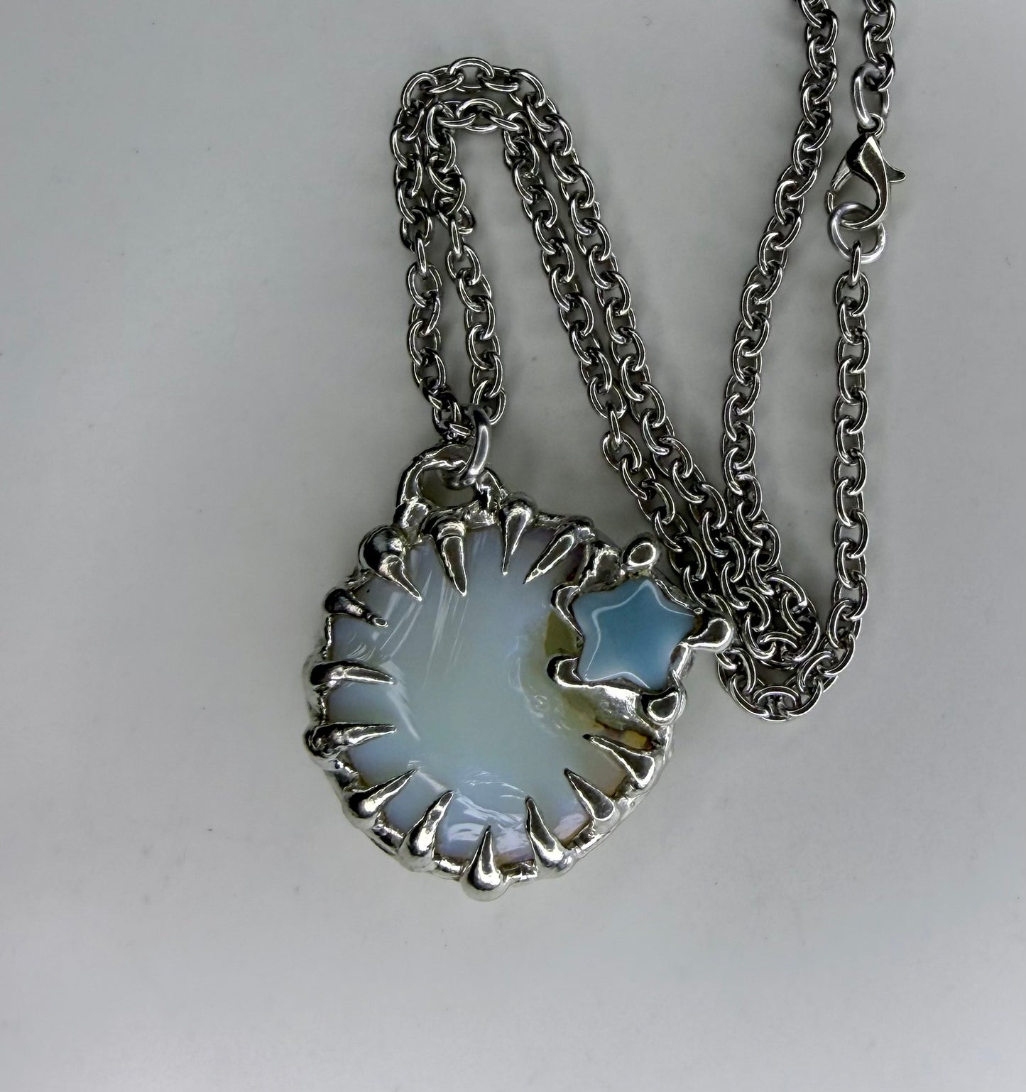 Moon and Star Necklace