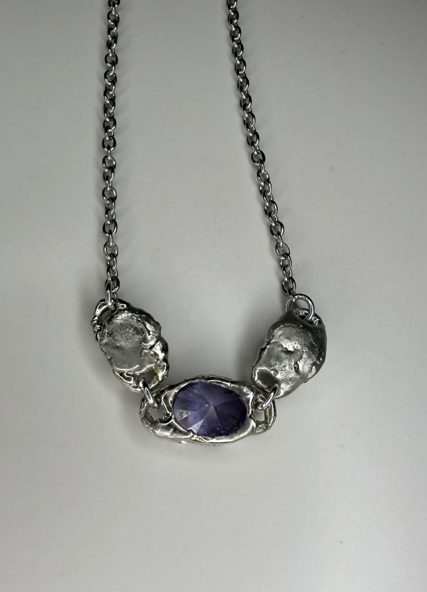 Purple Zirconia Necklace
