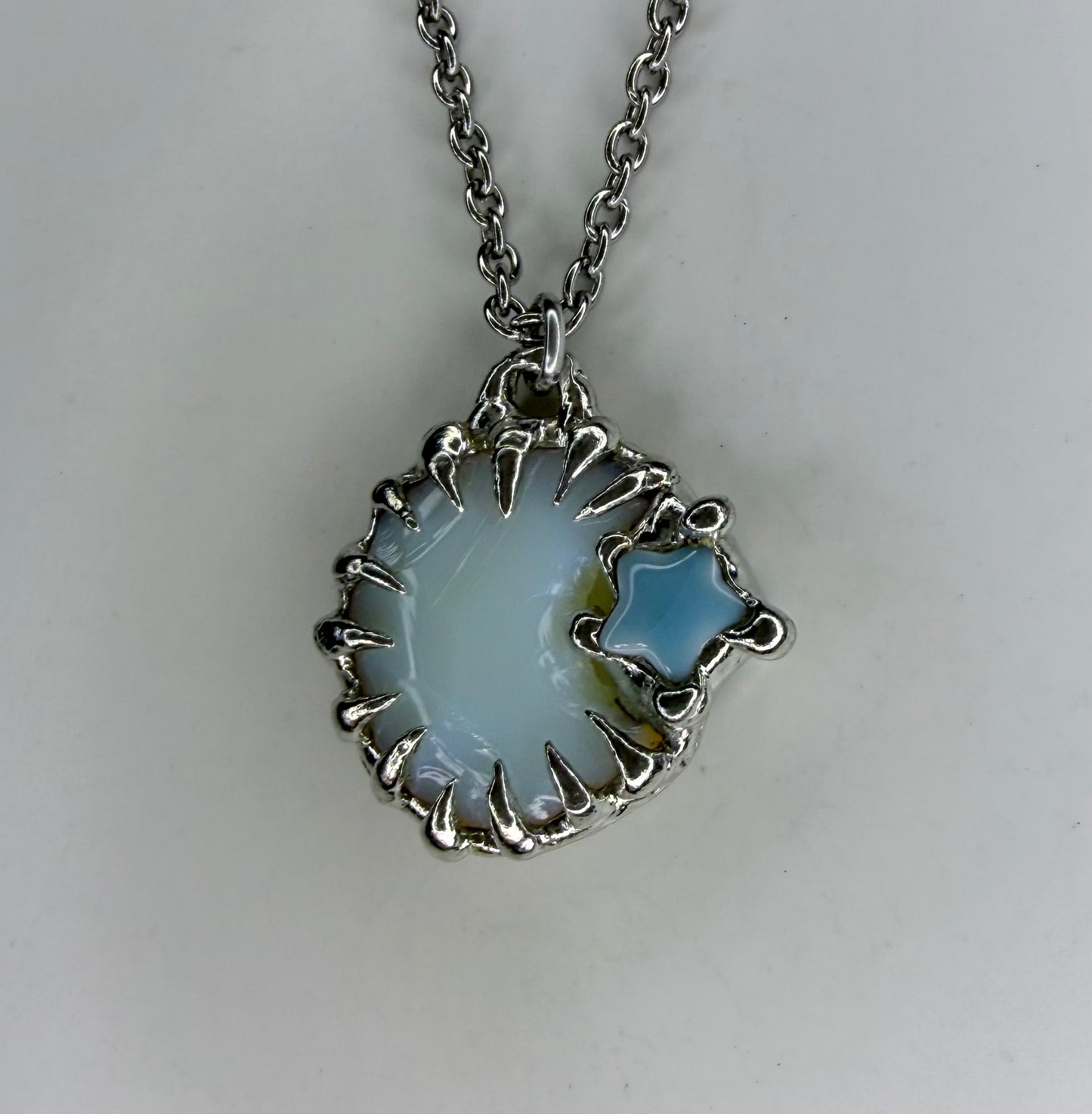 Moon and Star Necklace