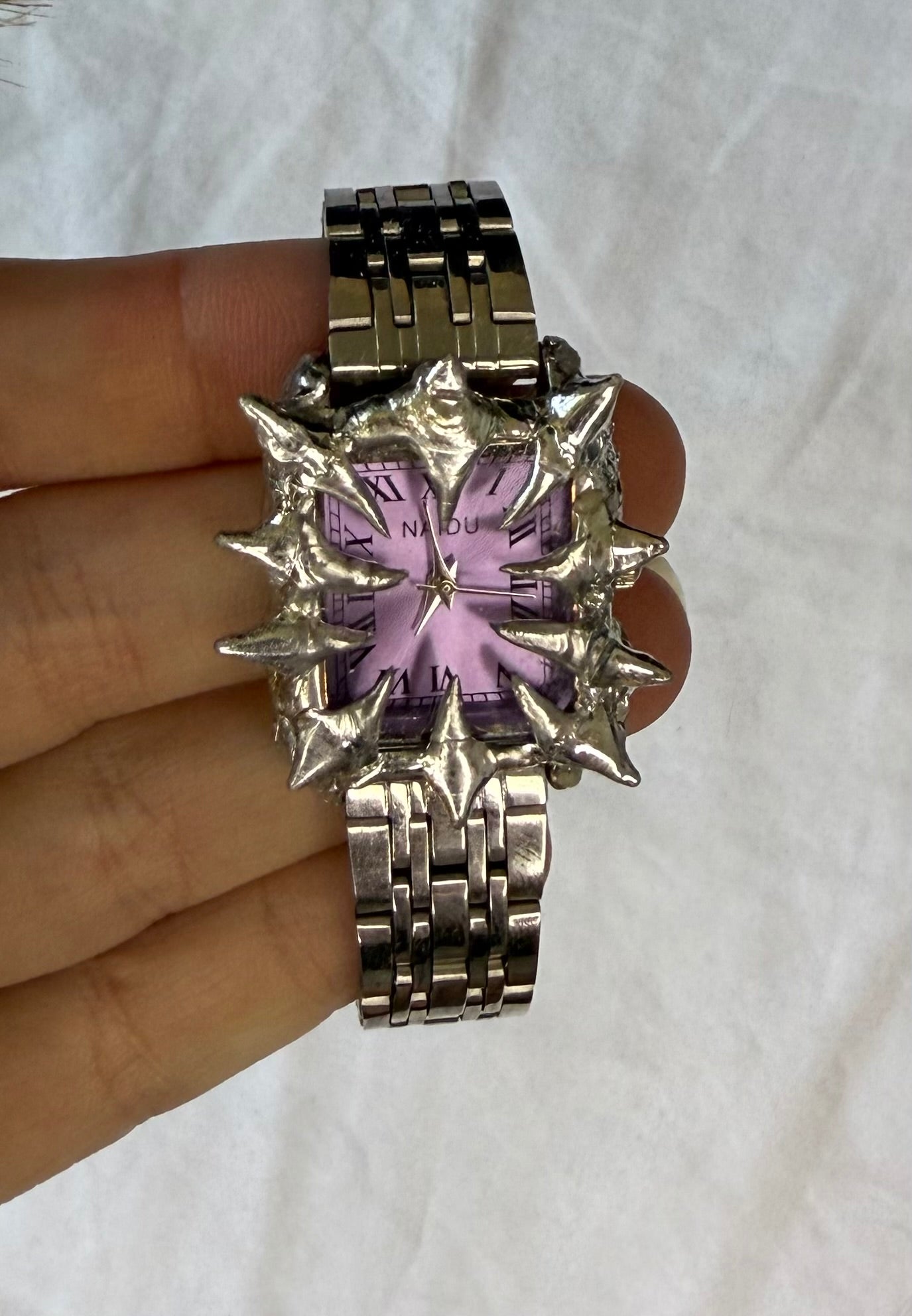 Purple Spiked Watch
