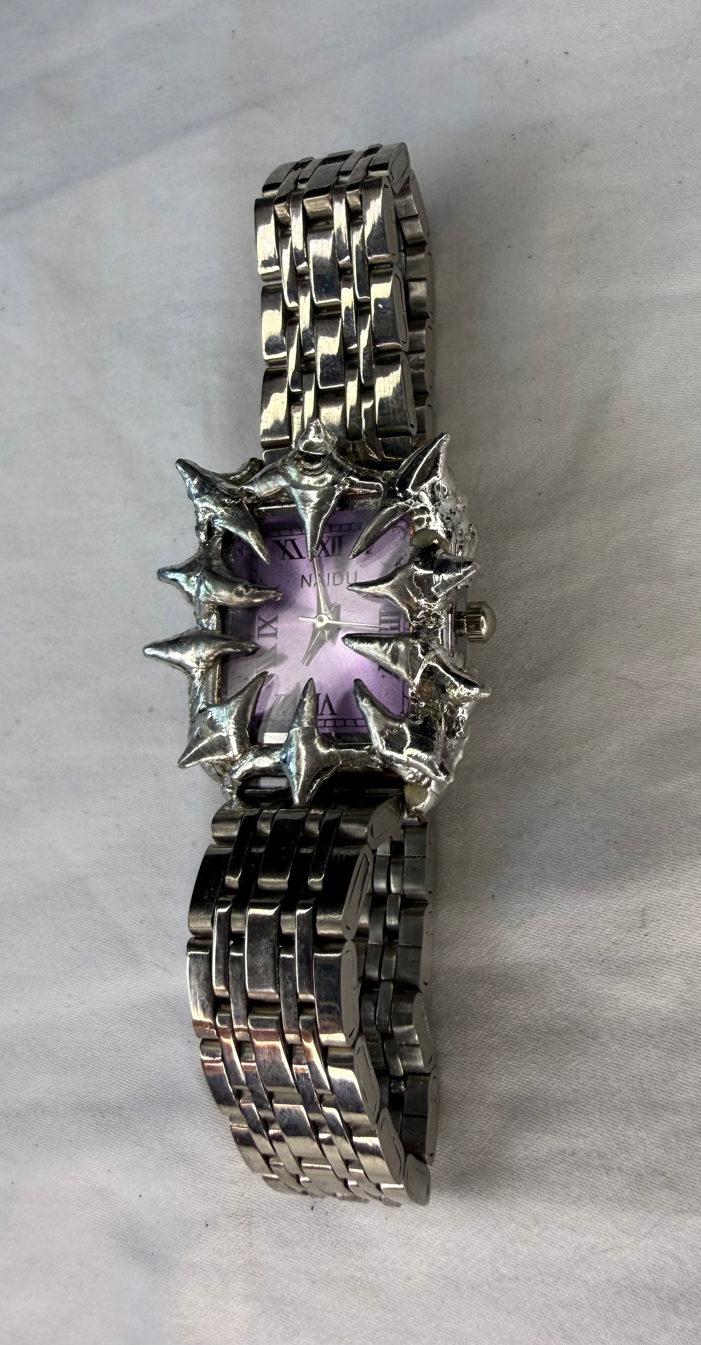 Purple Spiked Watch
