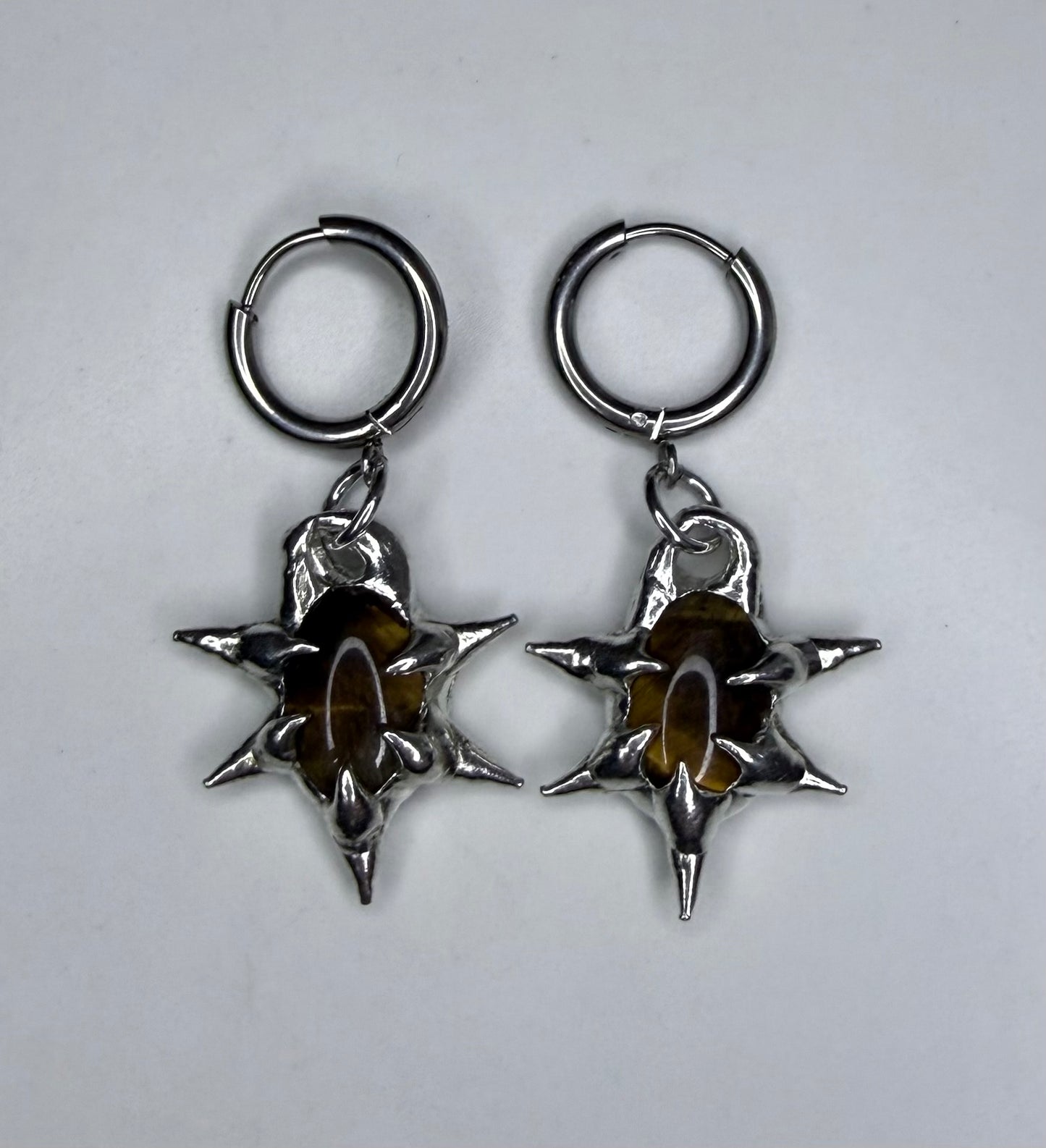 Tigers Eye Earrings No.3