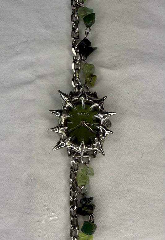 Green Crystal Watch