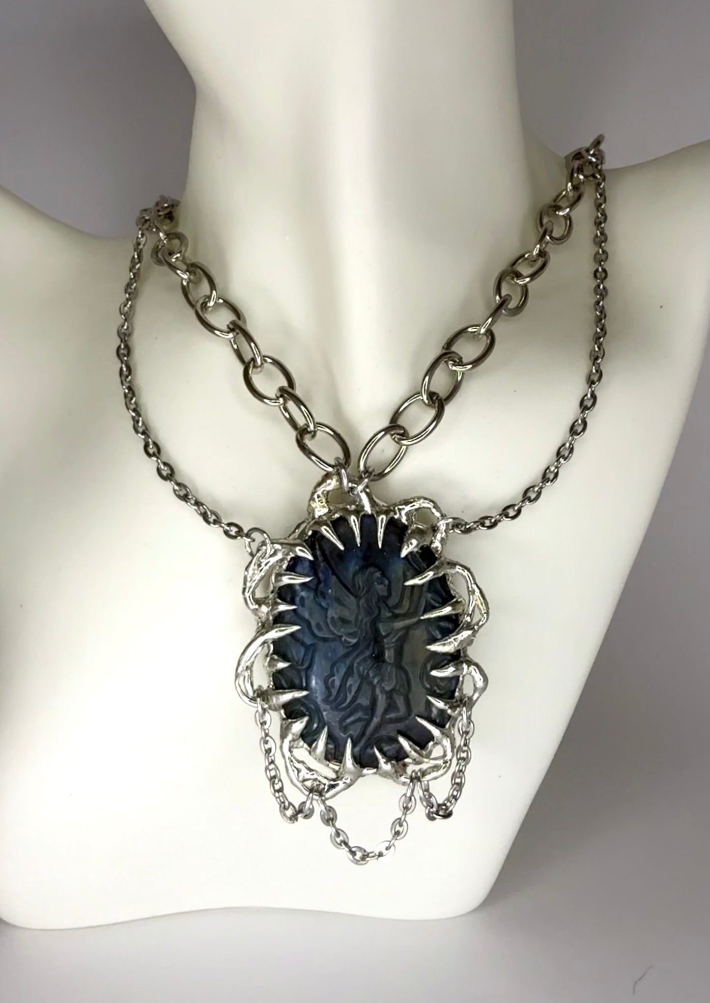 Fairy Carving Necklace