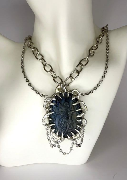 Fairy Carving Necklace