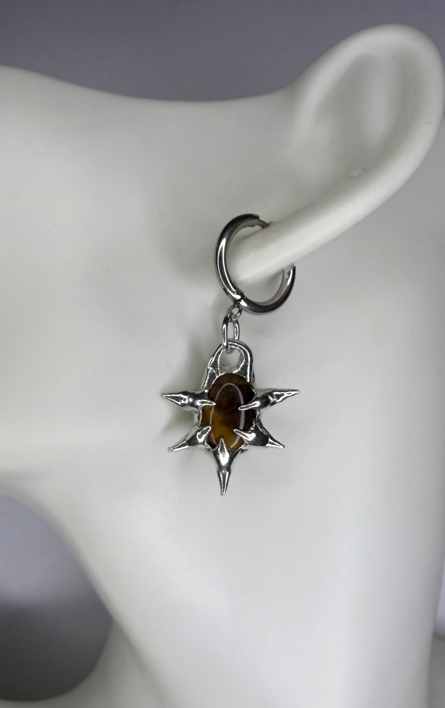 Tigers Eye Earrings No.3