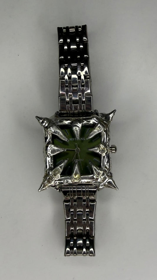 Green spiked Watch