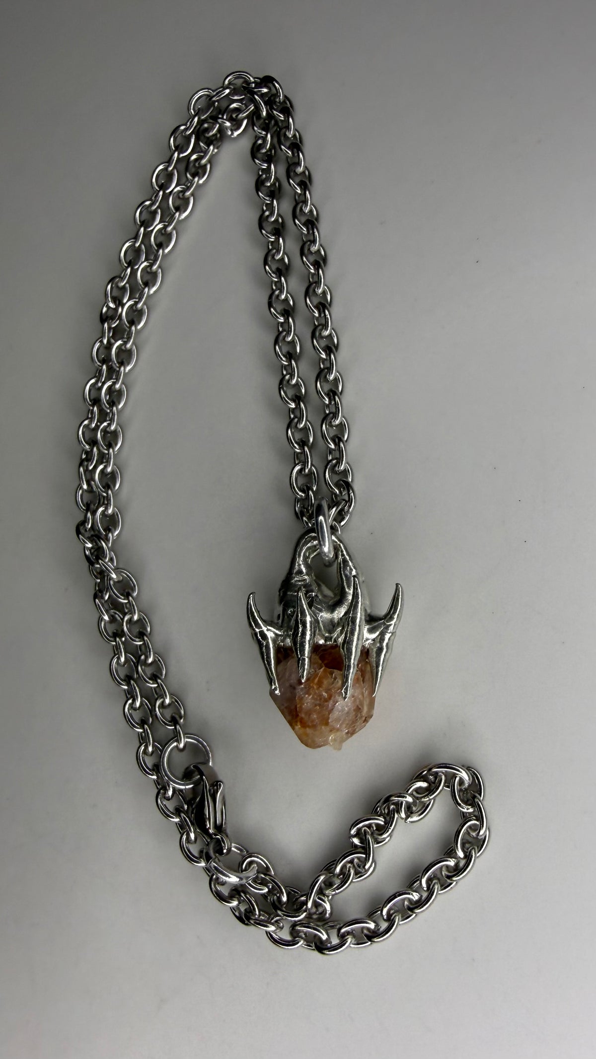 Fire quarts necklace