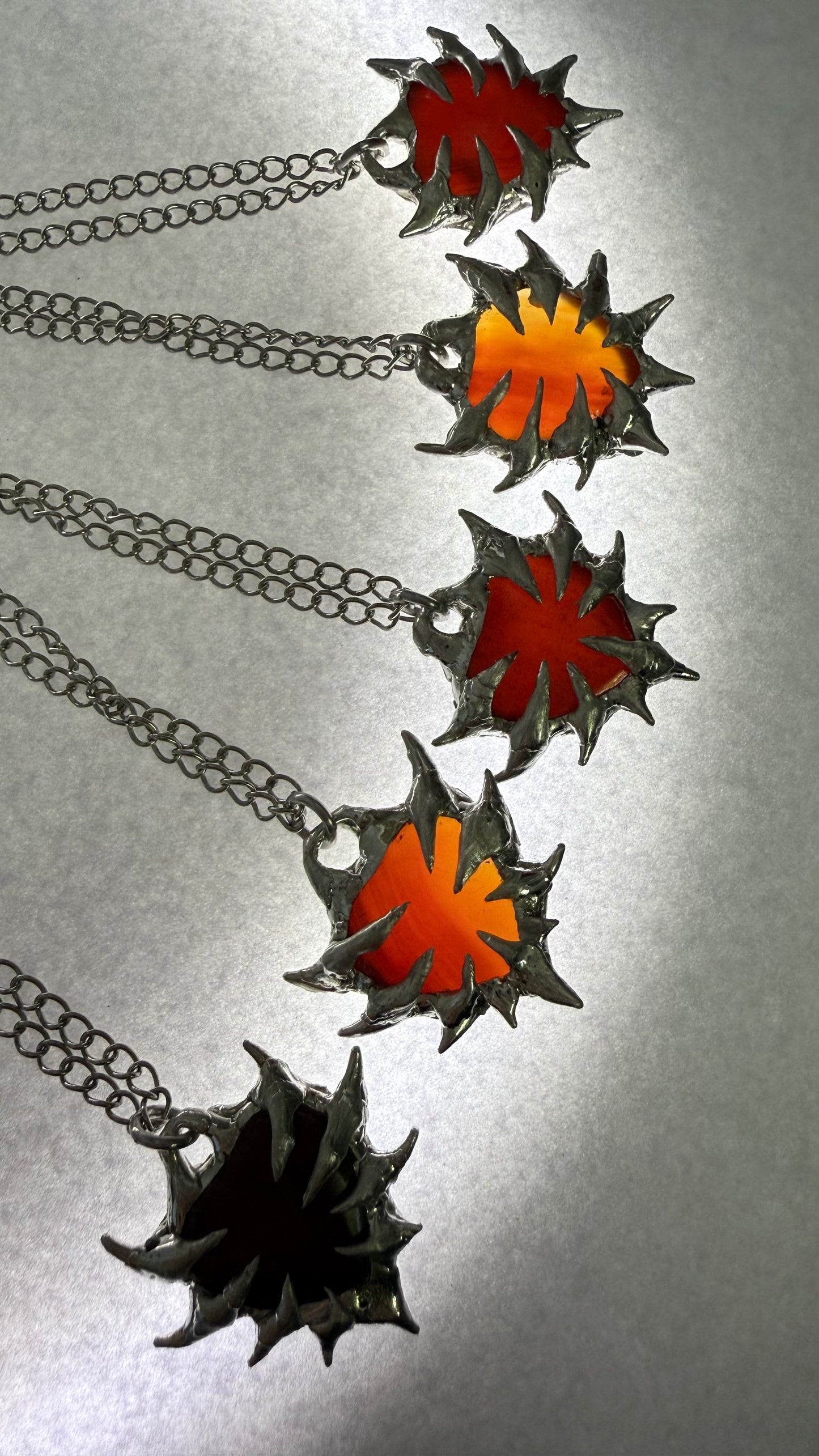 Spiked Heart Necklace