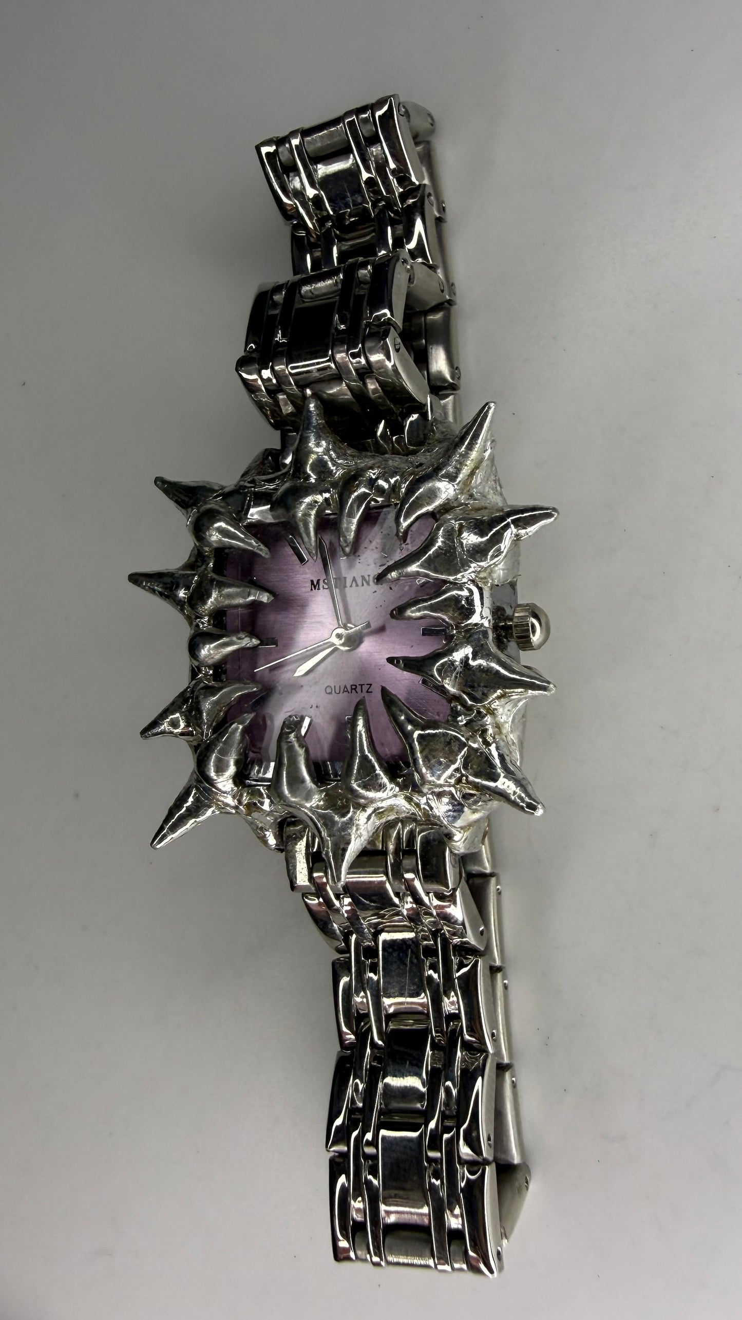 Lilac Spiked Watch