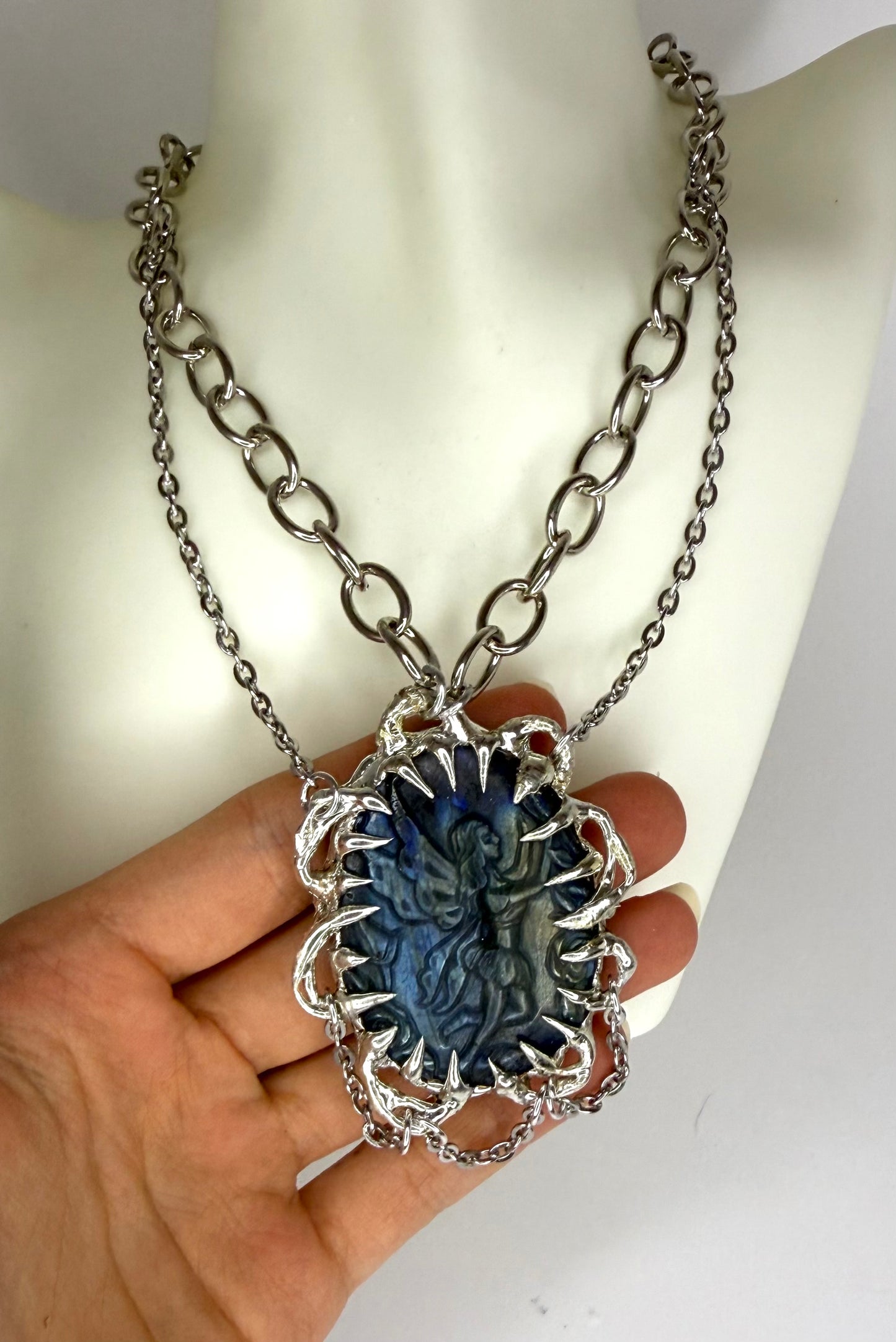 Fairy Carving Necklace