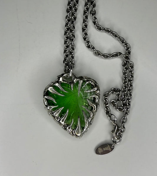 Green Heart Necklace
