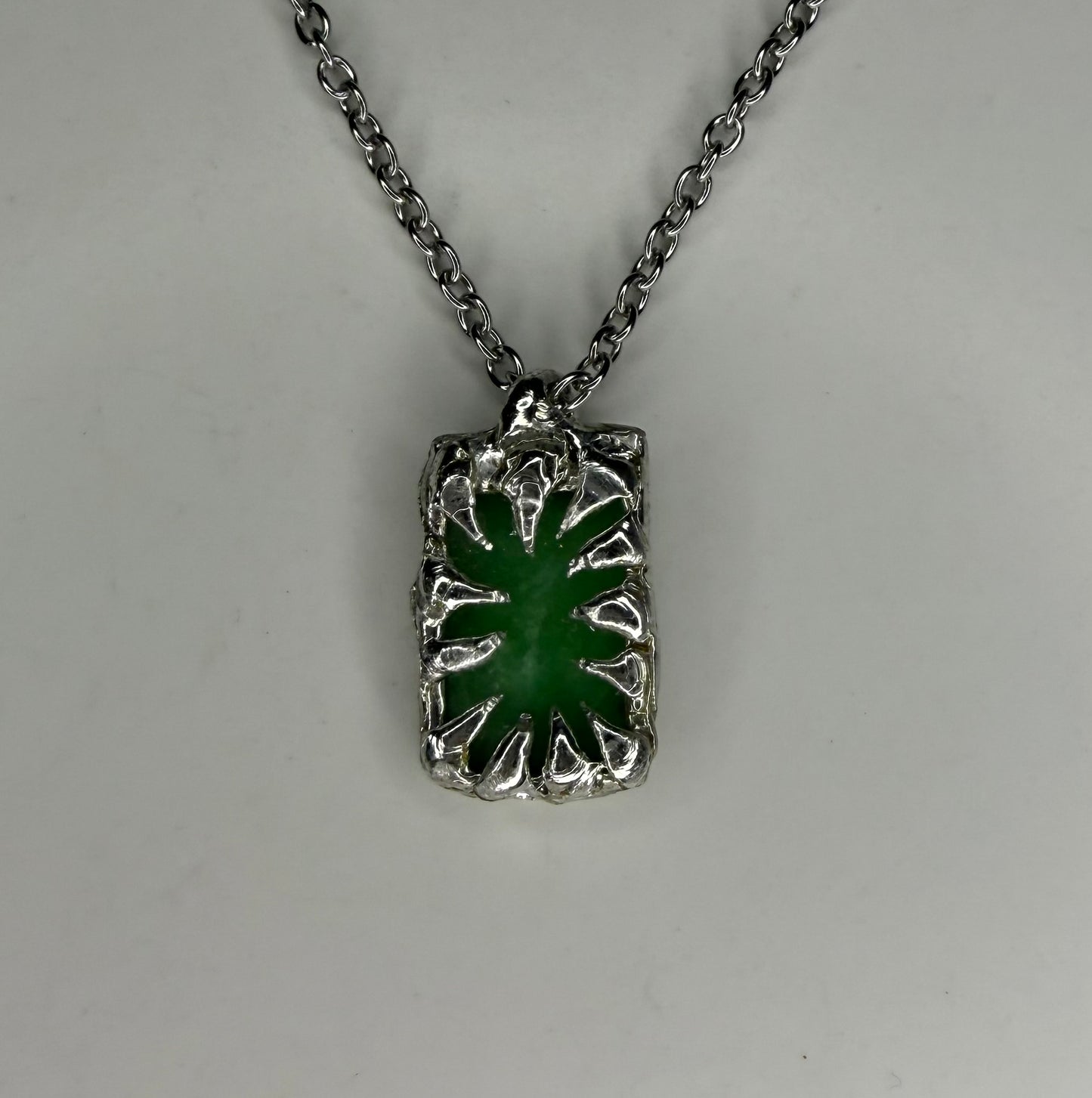 Spiked Jade Necklace