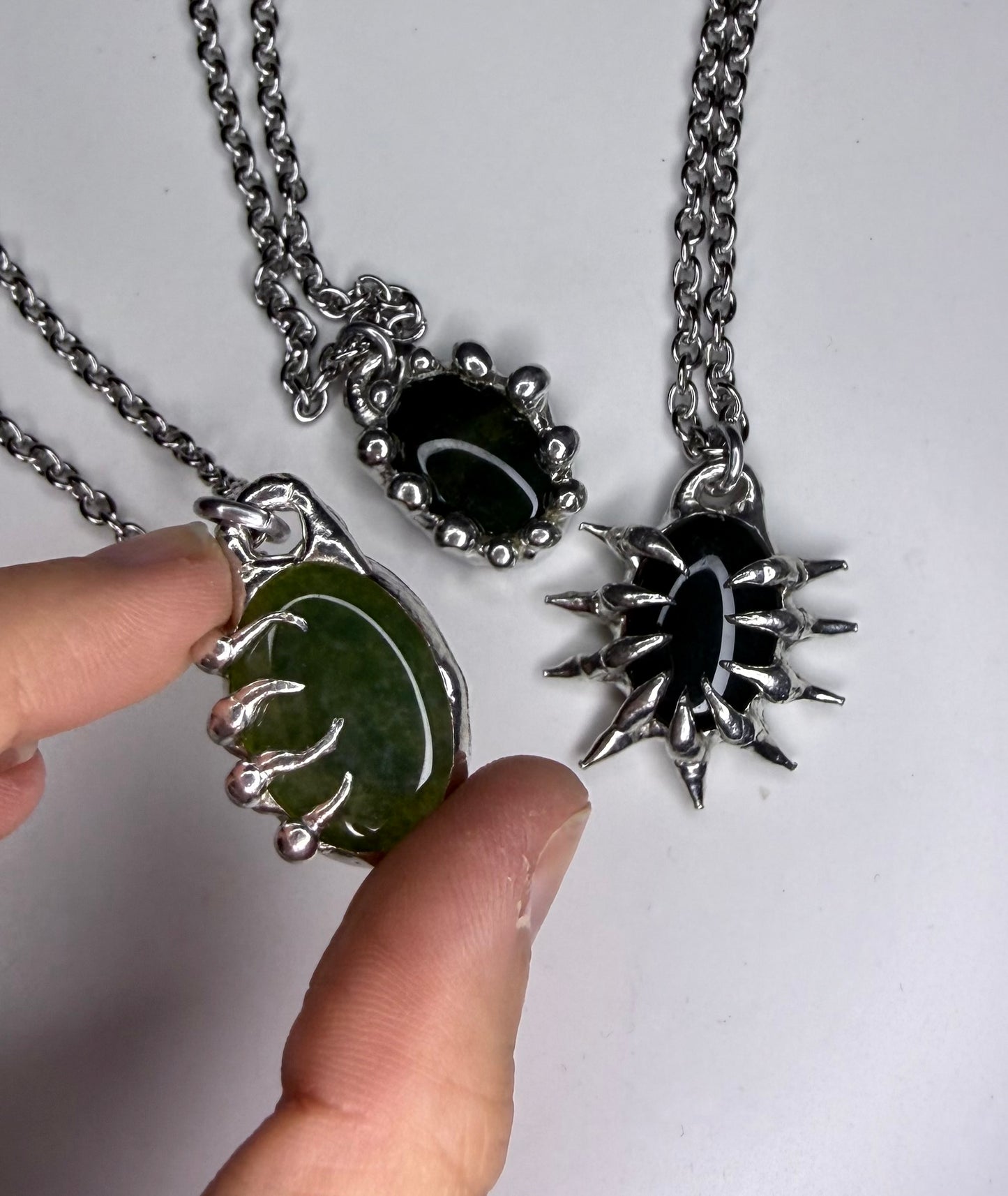 Moss Agate Necklaces