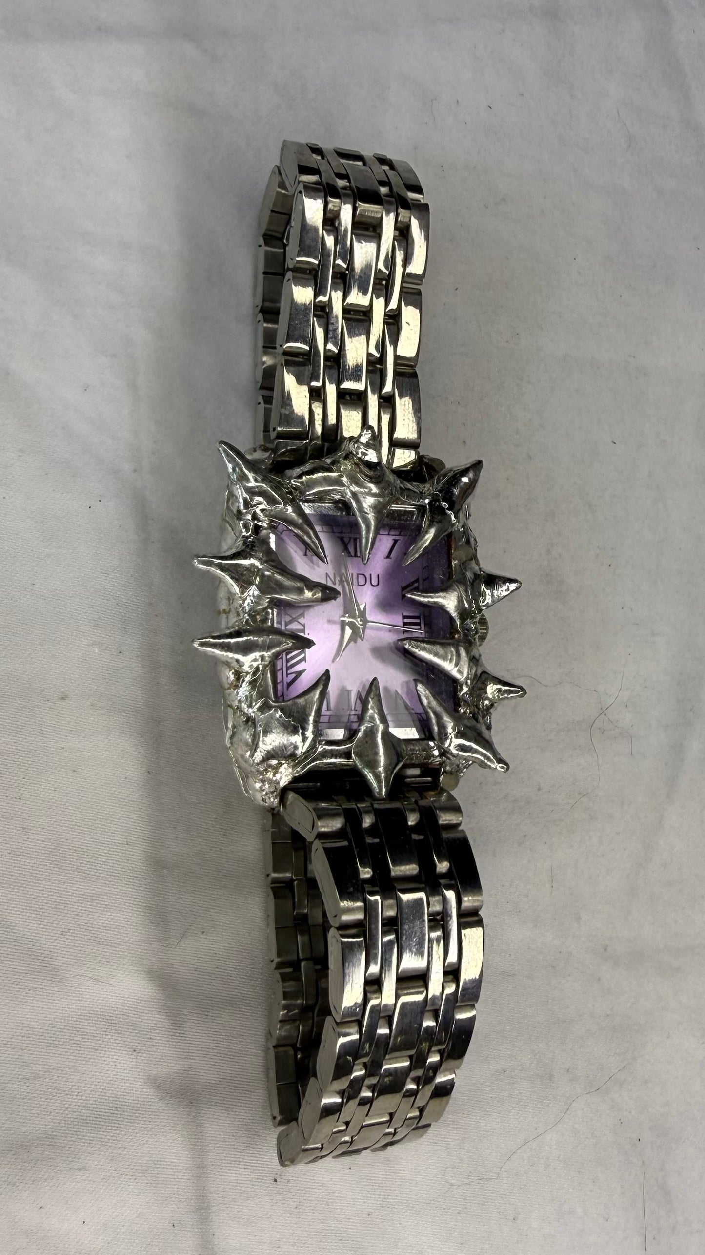 Purple Spiked Watch