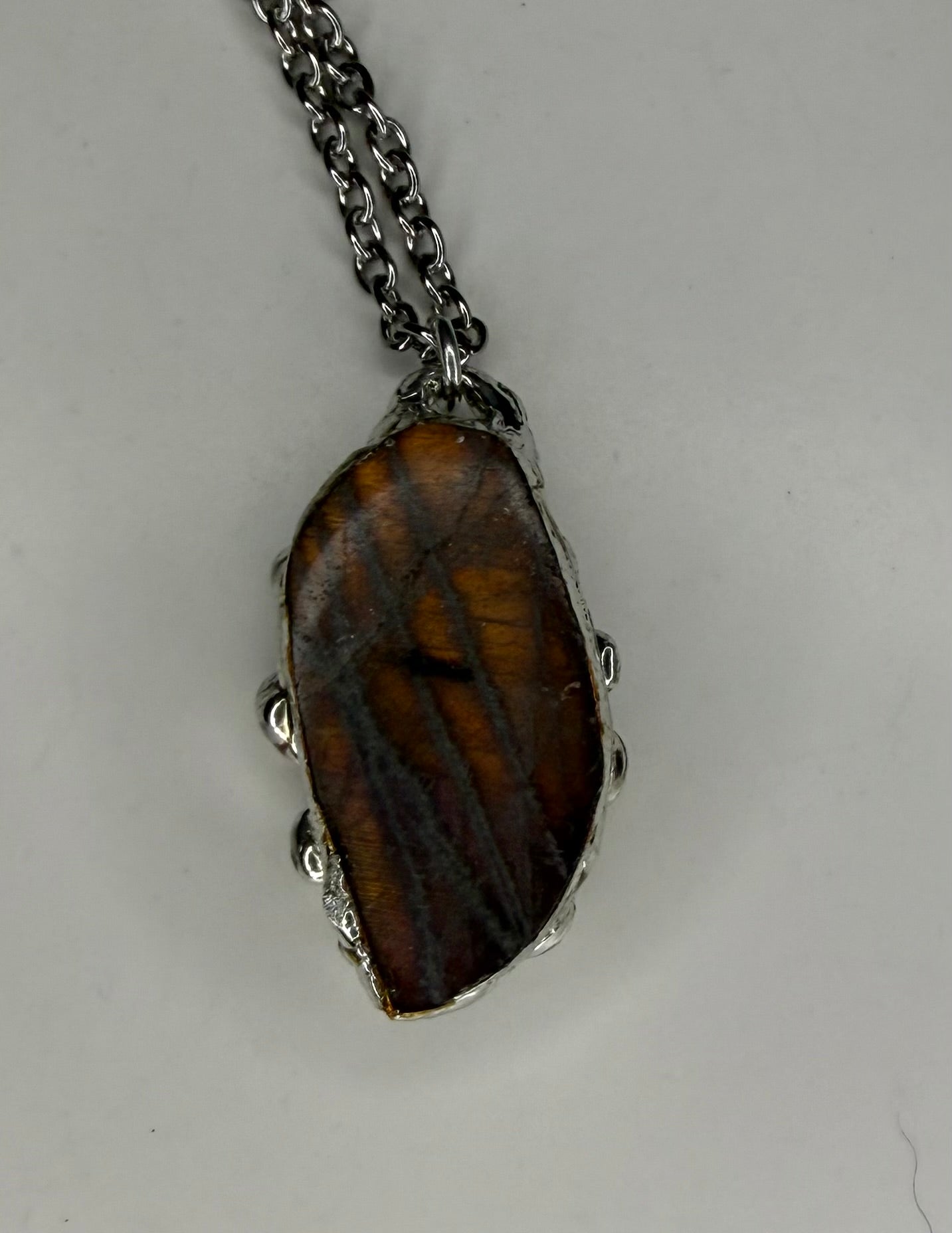 Orange Labradorite Necklace