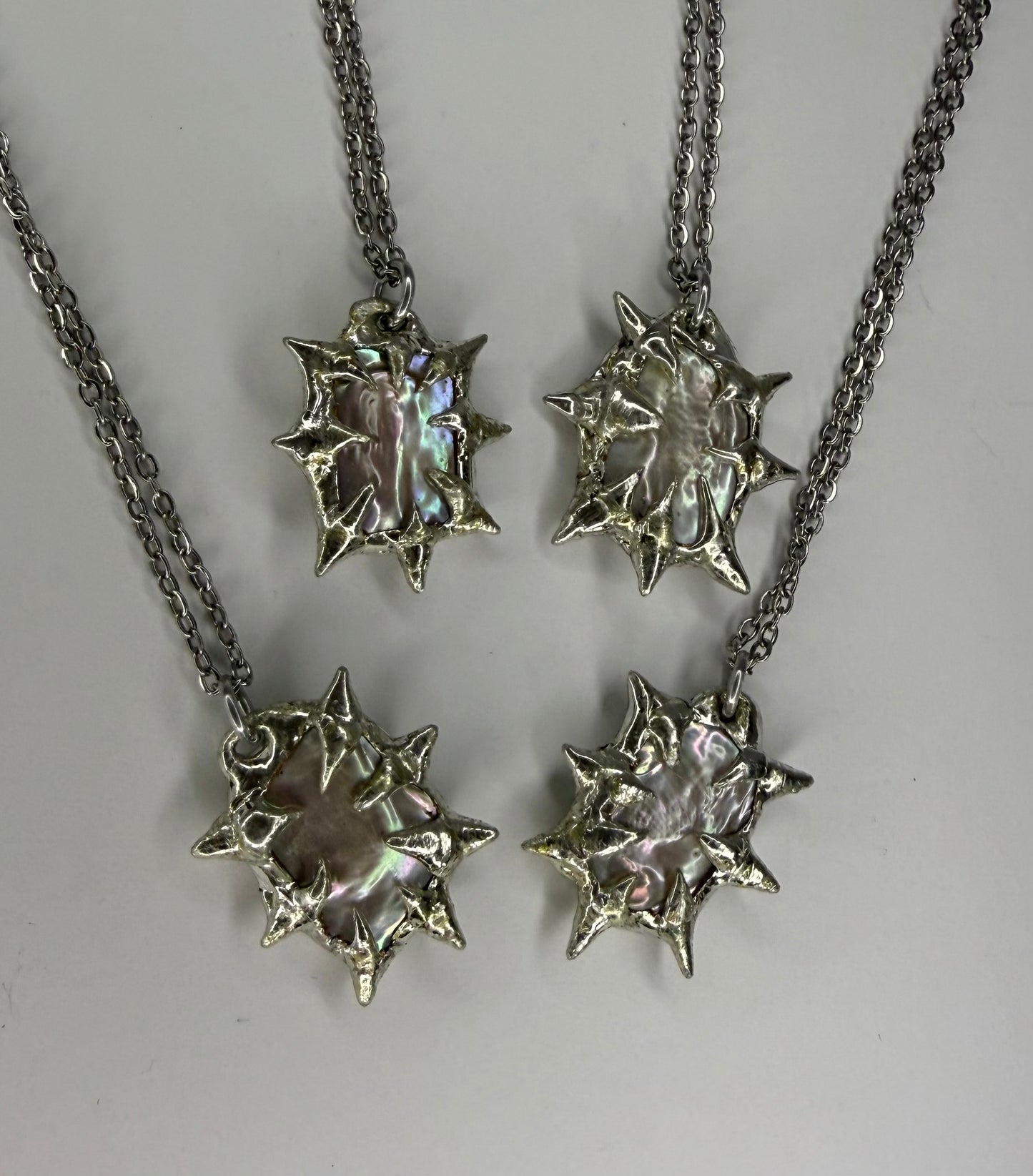 Light Pink Pearl Necklaces