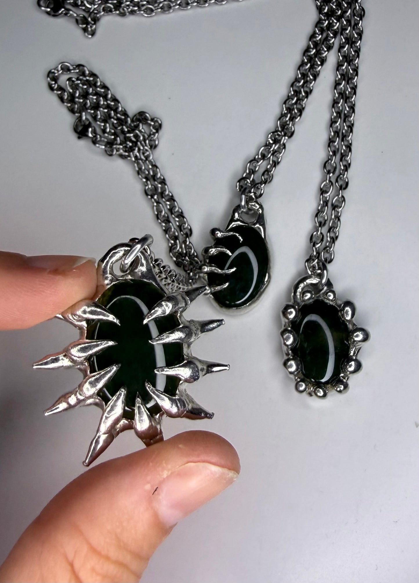 Moss Agate Necklaces