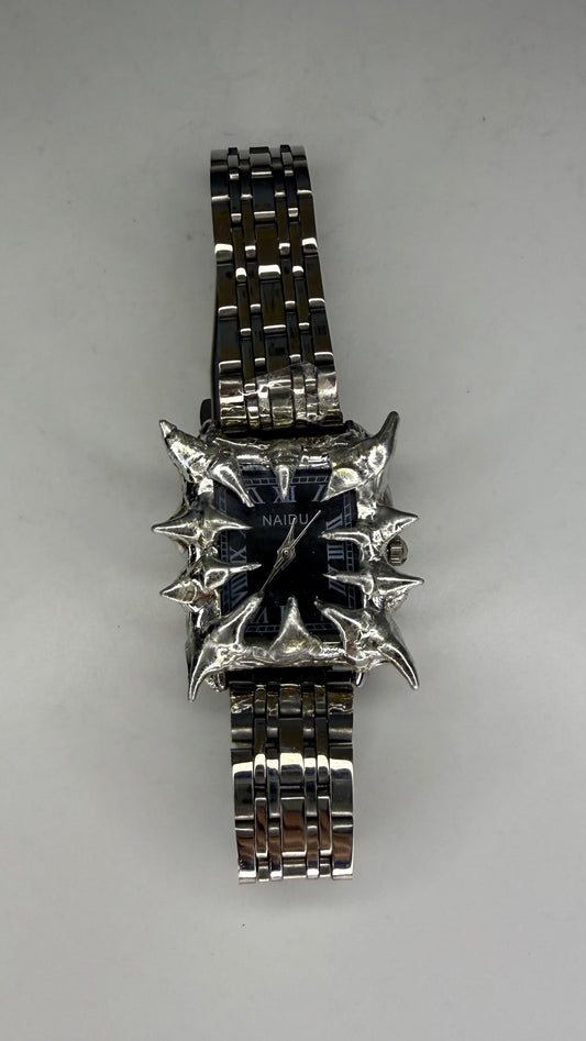 Black Spiked Watch
