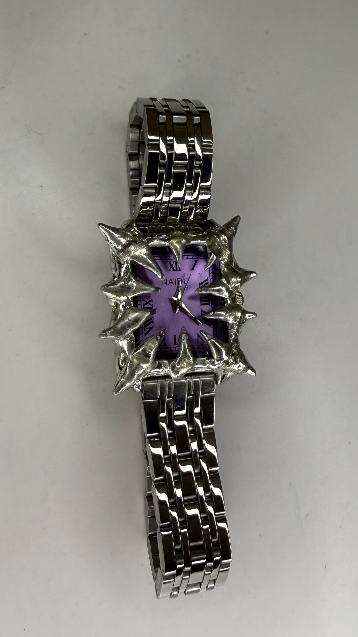 Purple Spiked Watch