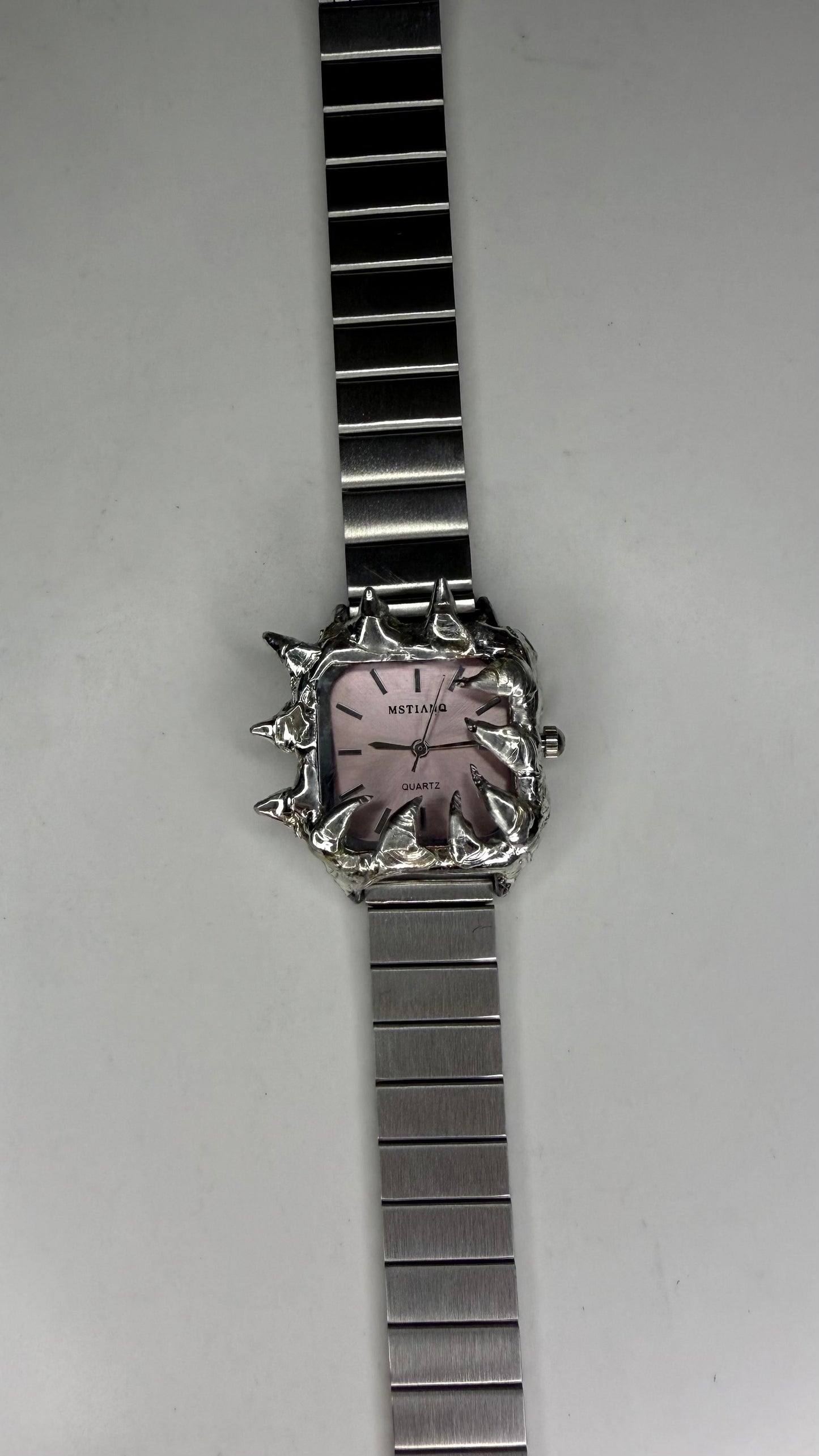 Pink Spiked Watch