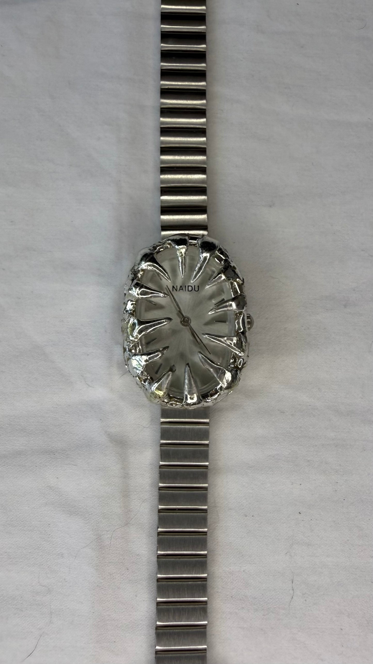 White Oval Watch