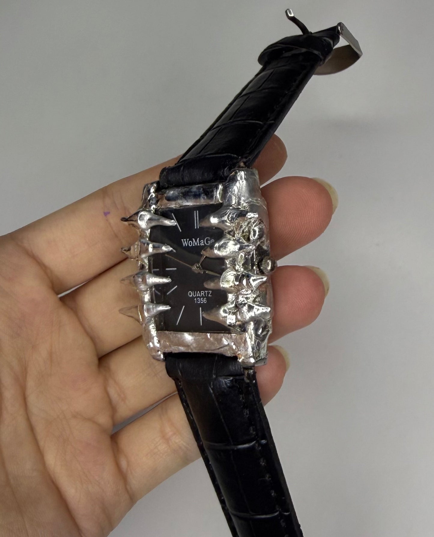 Black Spiked Watch